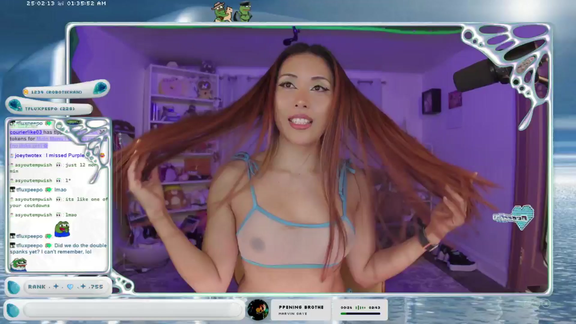 Gallery image thumbnail from AedonFlux's myfreecams stream on, 02/13/2025, 08:29 image 7 of 20