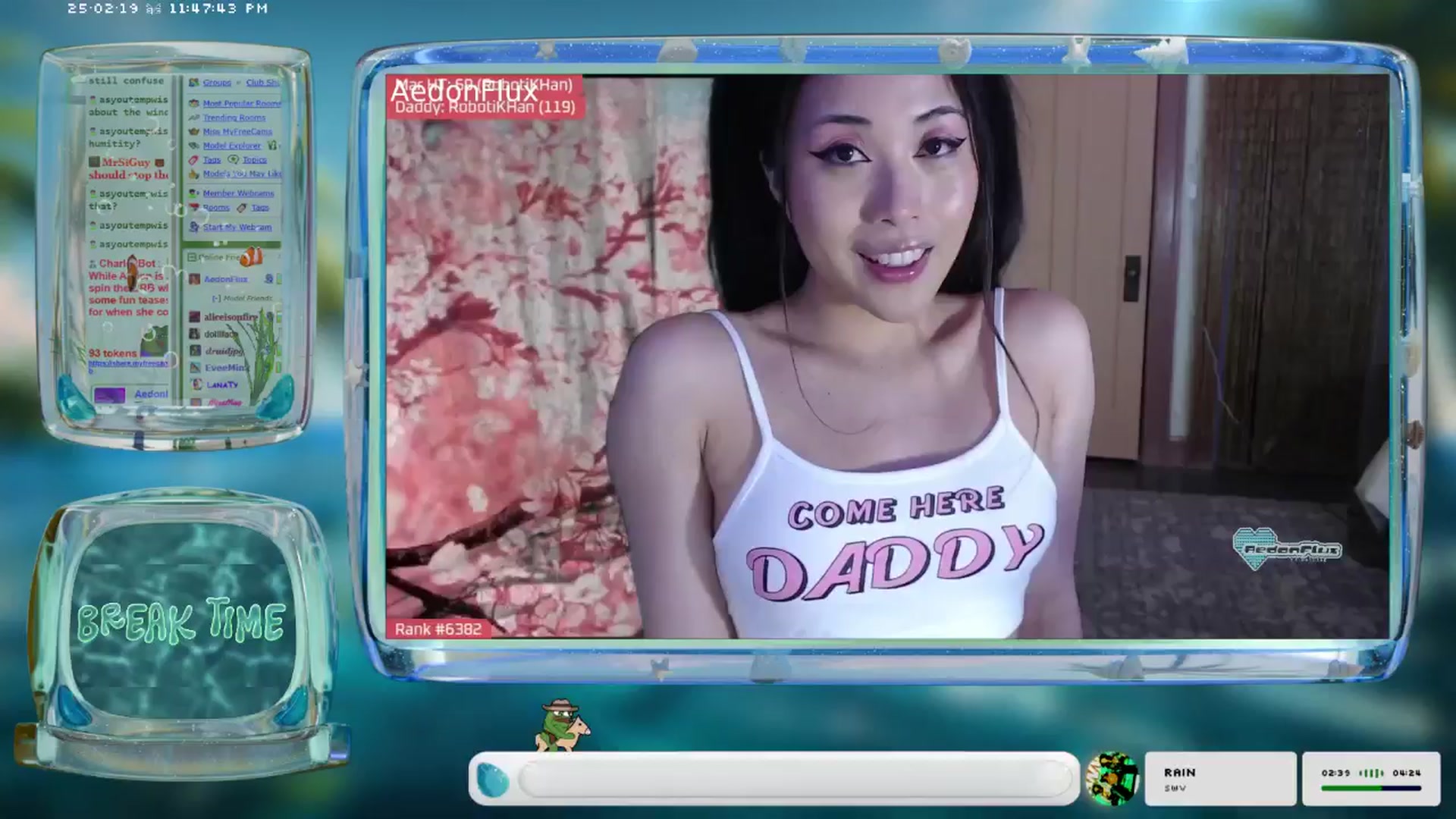 Gallery image thumbnail from AedonFlux's myfreecams stream on, 02/20/2025, 06:02 image 2 of 20