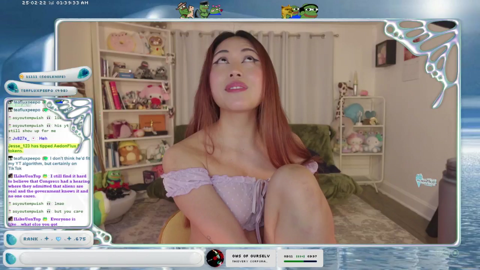 Gallery image thumbnail from AedonFlux's myfreecams stream on, 02/22/2025, 08:03 image 17 of 20