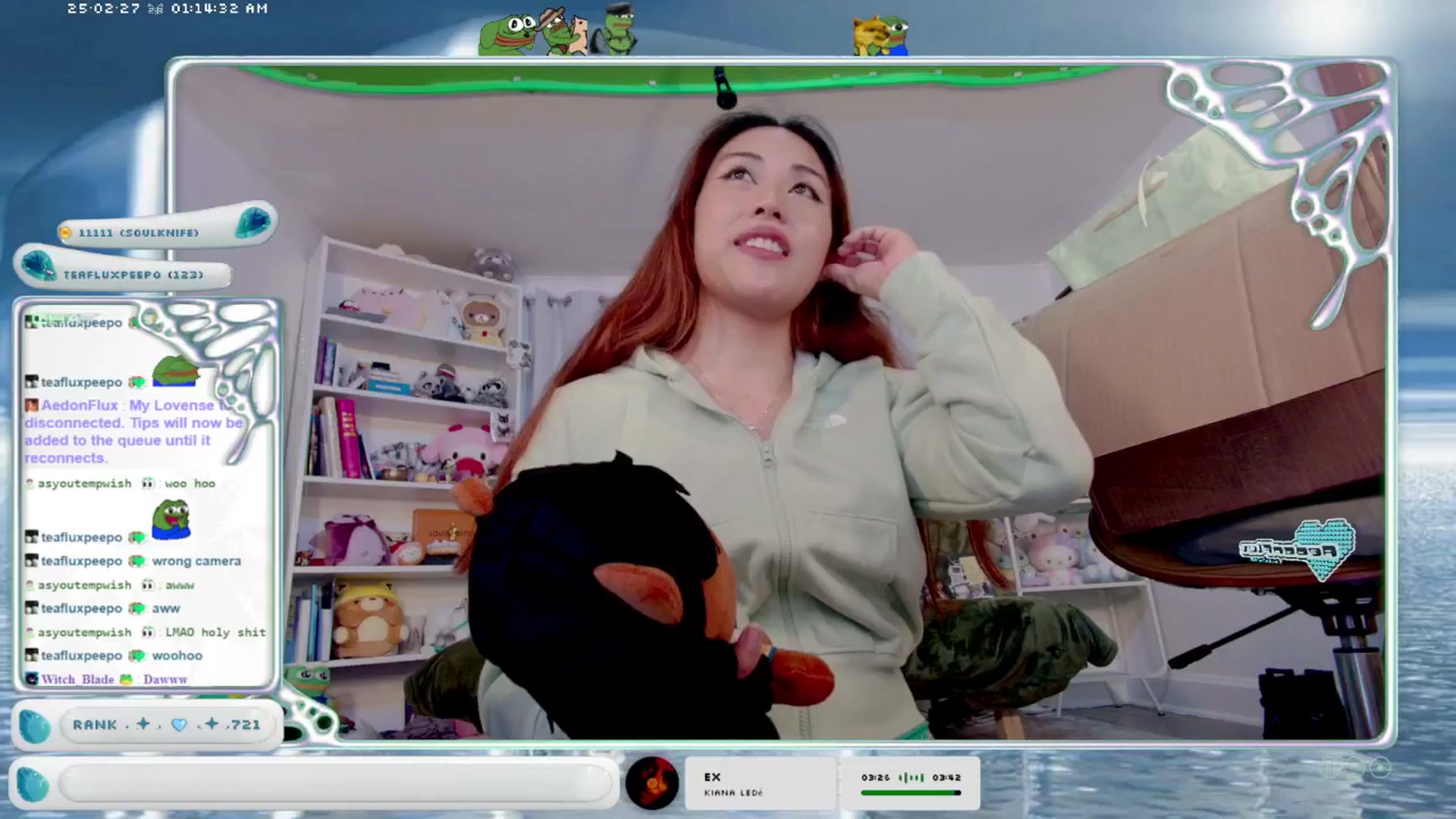 Gallery image thumbnail from AedonFlux's myfreecams stream on, 02/27/2025, 08:38 image 6 of 20