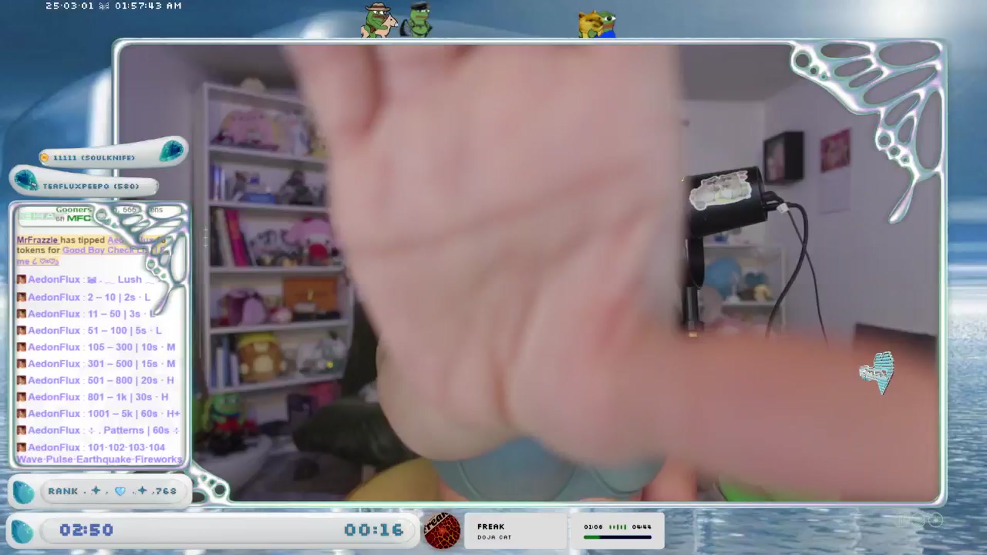 Gallery image thumbnail from AedonFlux's myfreecams stream on, 03/01/2025, 08:07 image 19 of 20