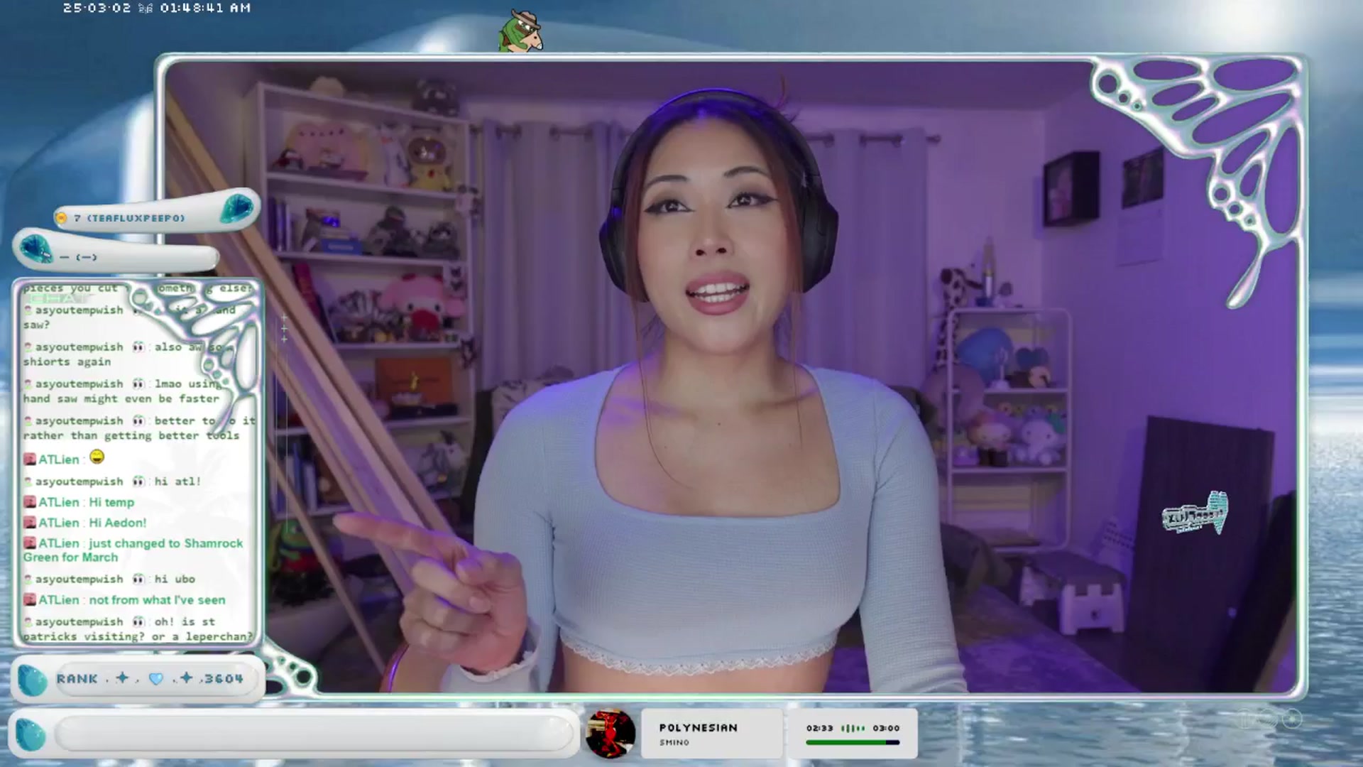 Gallery image thumbnail from AedonFlux's myfreecams stream on, 03/02/2025, 08:09 image 7 of 20
