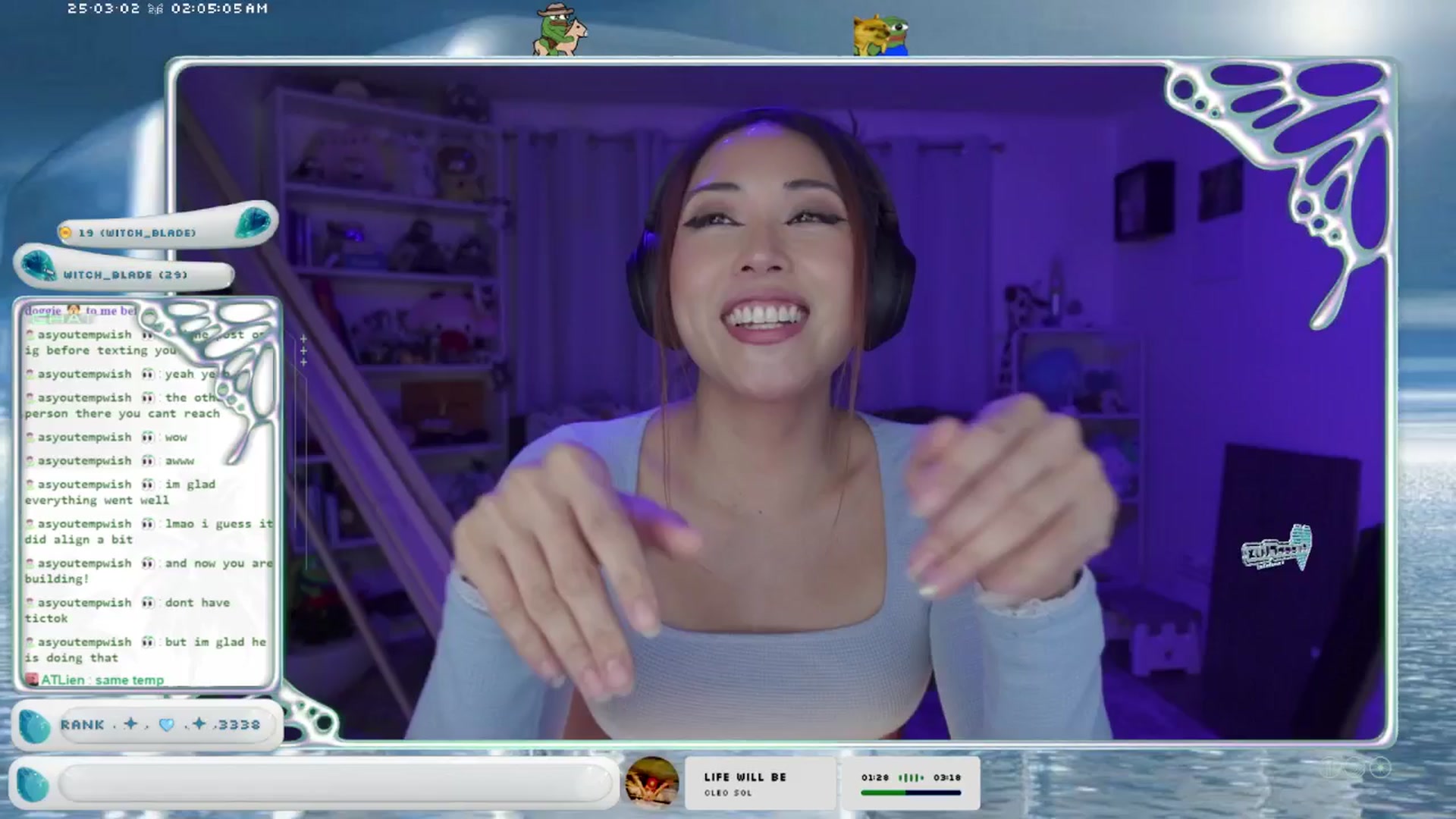 Gallery image thumbnail from AedonFlux's myfreecams stream on, 03/02/2025, 08:09 image 19 of 20