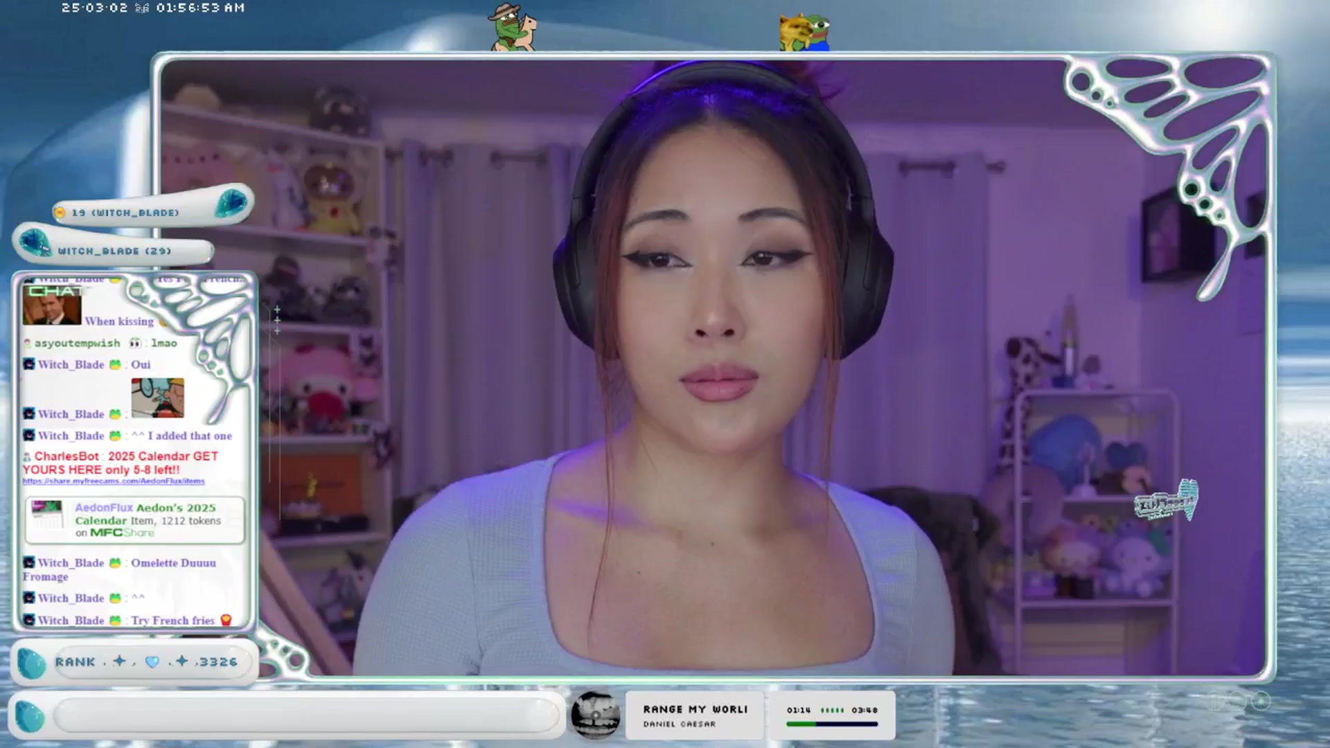 Gallery image thumbnail from AedonFlux's myfreecams stream on, 03/02/2025, 08:09 image 13 of 20