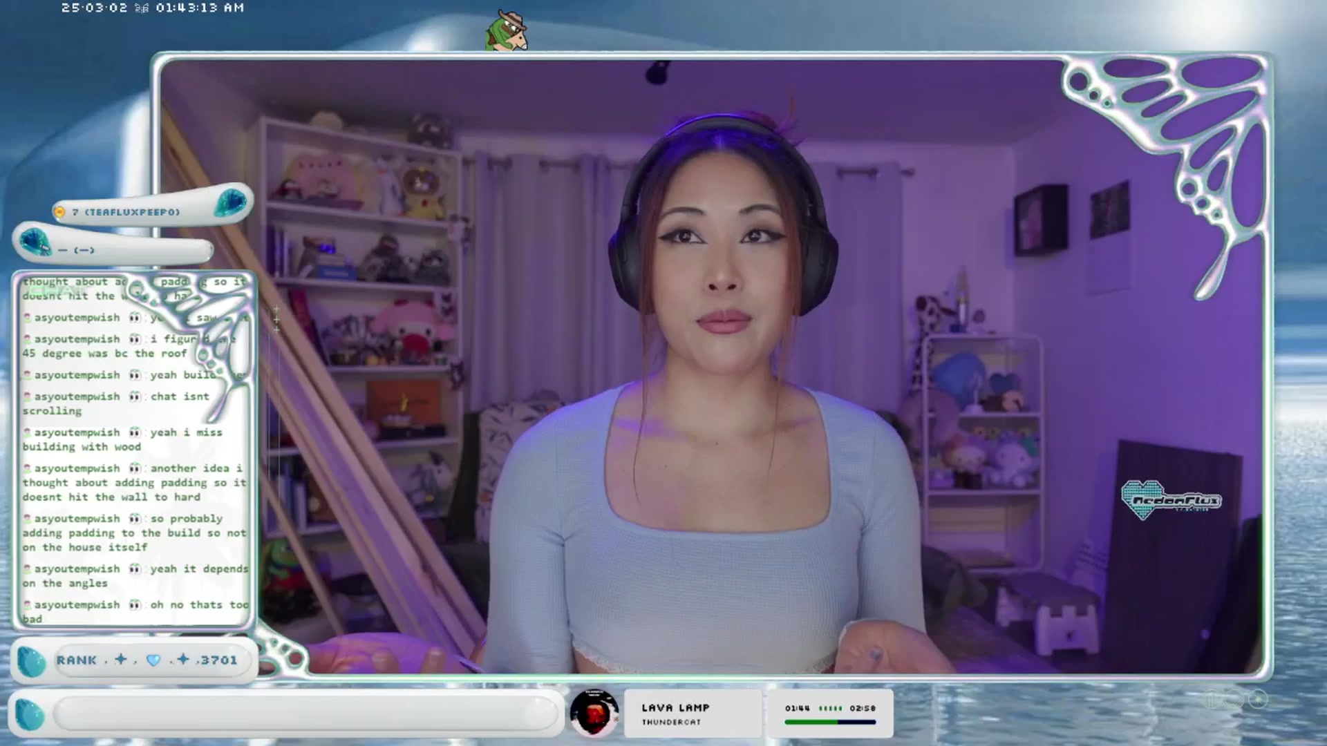 Gallery image thumbnail from AedonFlux's myfreecams stream on, 03/02/2025, 08:09 image 3 of 20