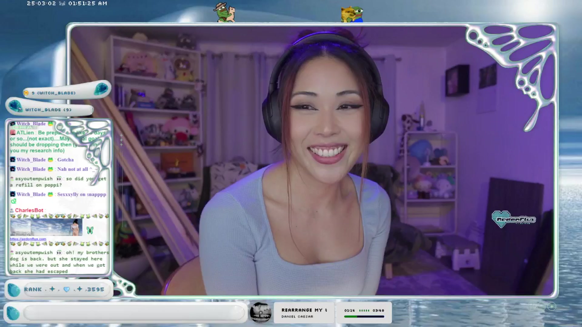 Gallery image thumbnail from AedonFlux's myfreecams stream on, 03/02/2025, 08:09 image 9 of 20