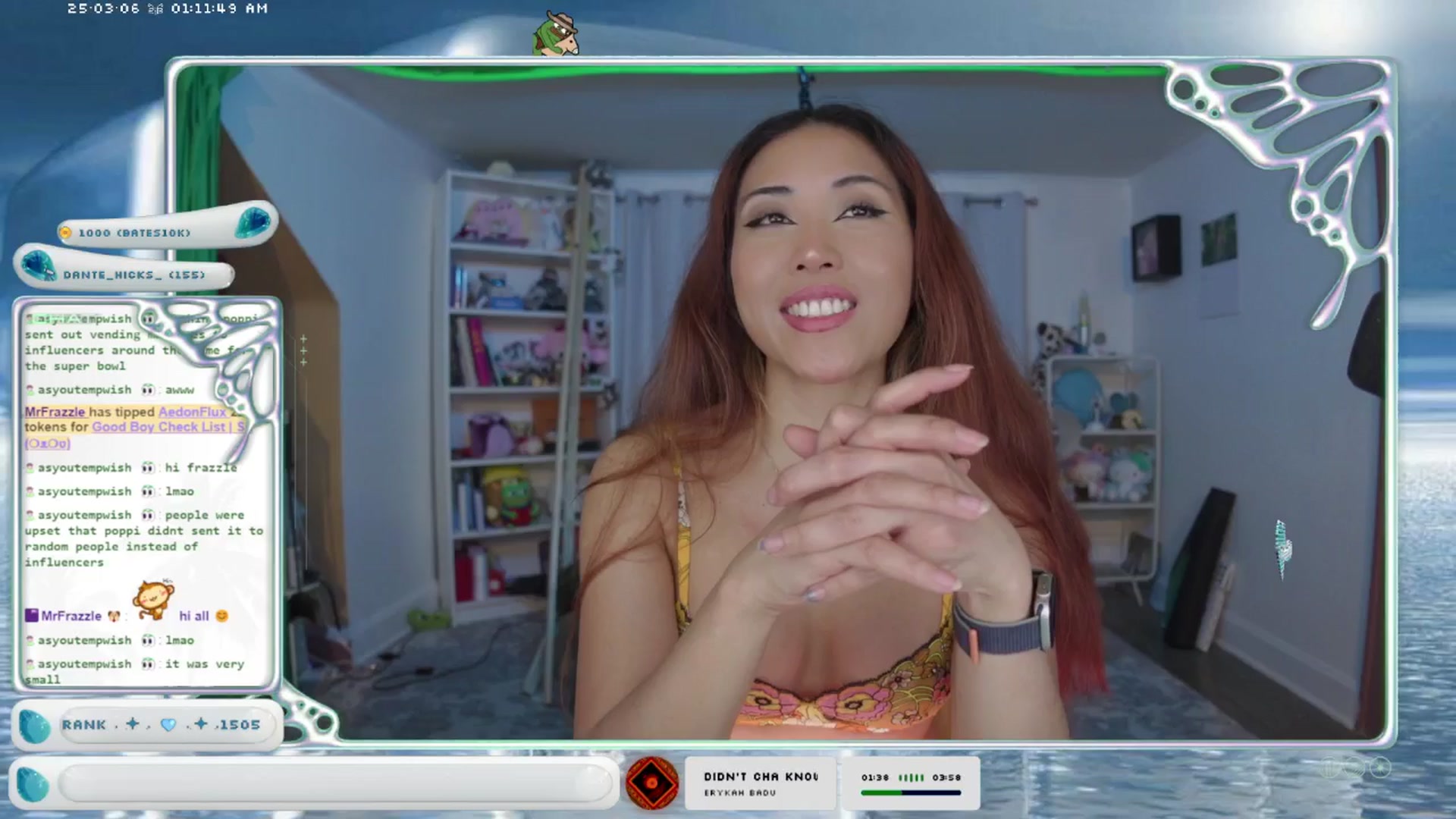 Gallery image thumbnail from AedonFlux's myfreecams stream on, 03/06/2025, 07:35 image 11 of 20