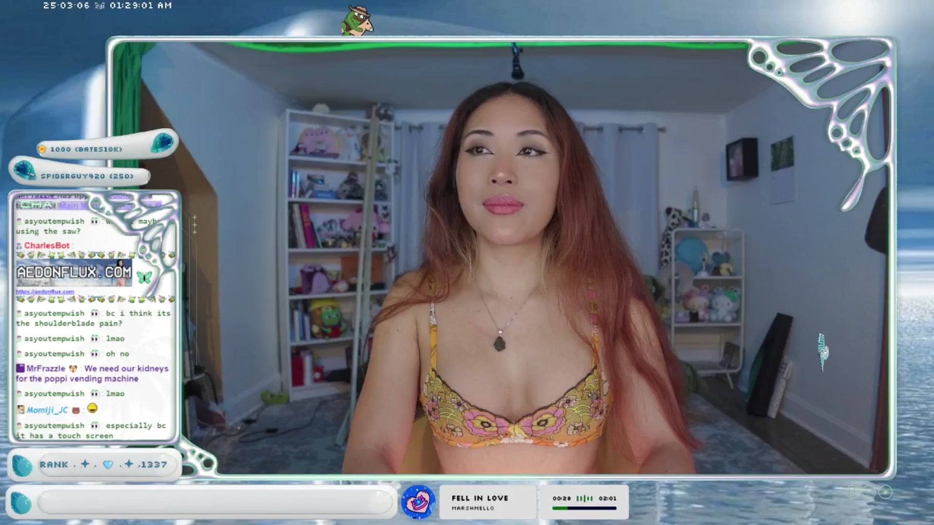 Gallery image thumbnail from AedonFlux's myfreecams stream on, 03/06/2025, 07:35 image 19 of 20