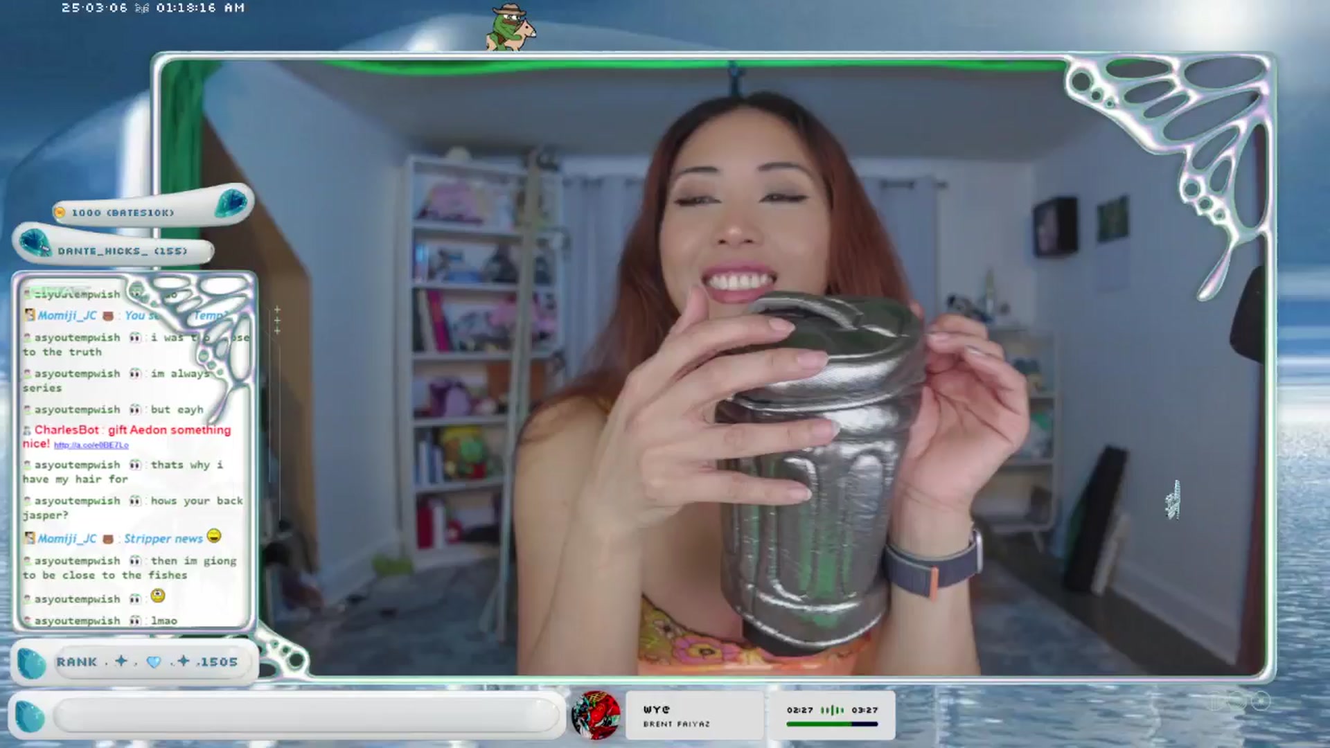 Gallery image thumbnail from AedonFlux's myfreecams stream on, 03/06/2025, 07:35 image 14 of 20