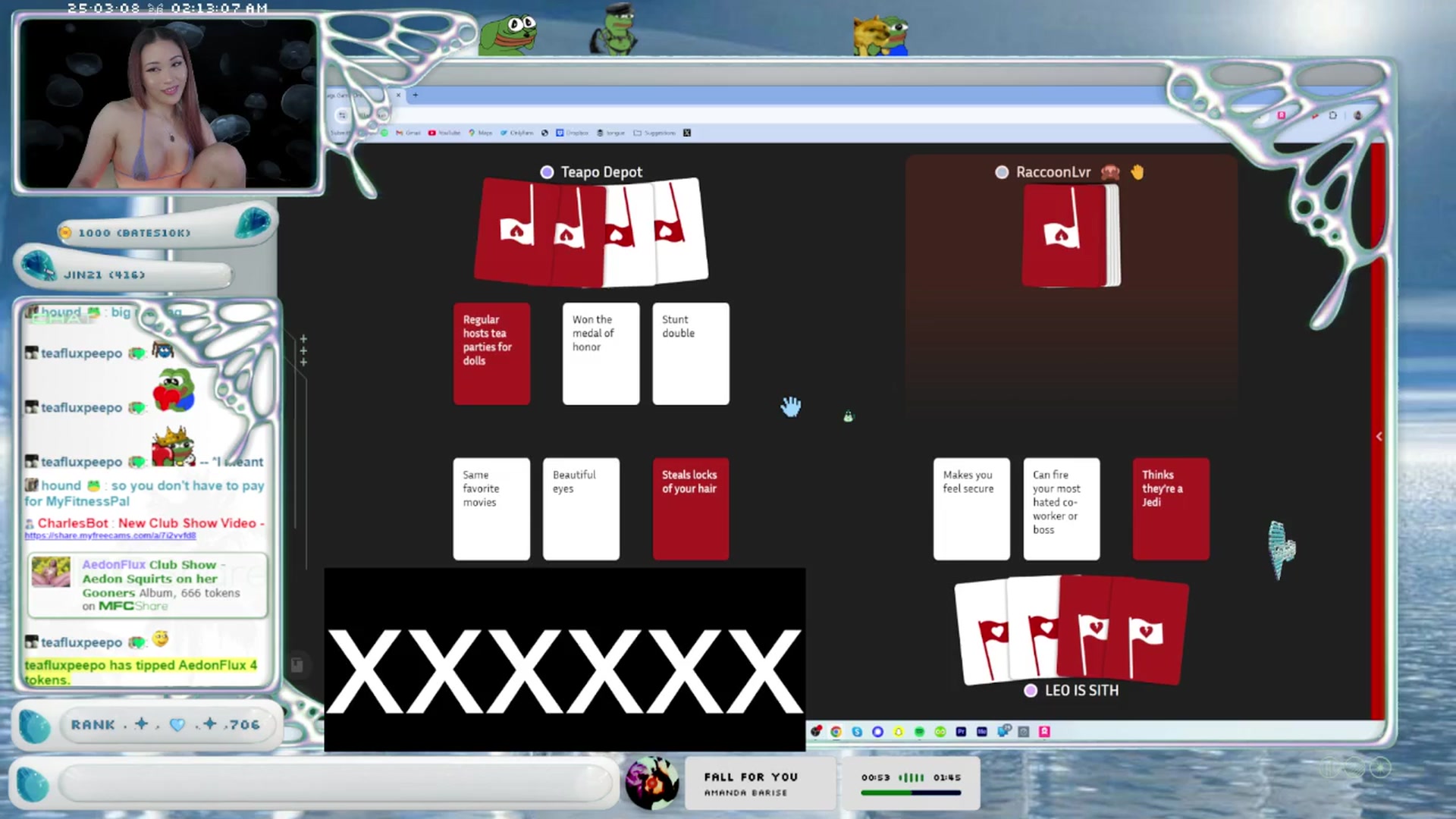 Gallery image thumbnail from AedonFlux's myfreecams stream on, 03/08/2025, 08:38 image 17 of 20