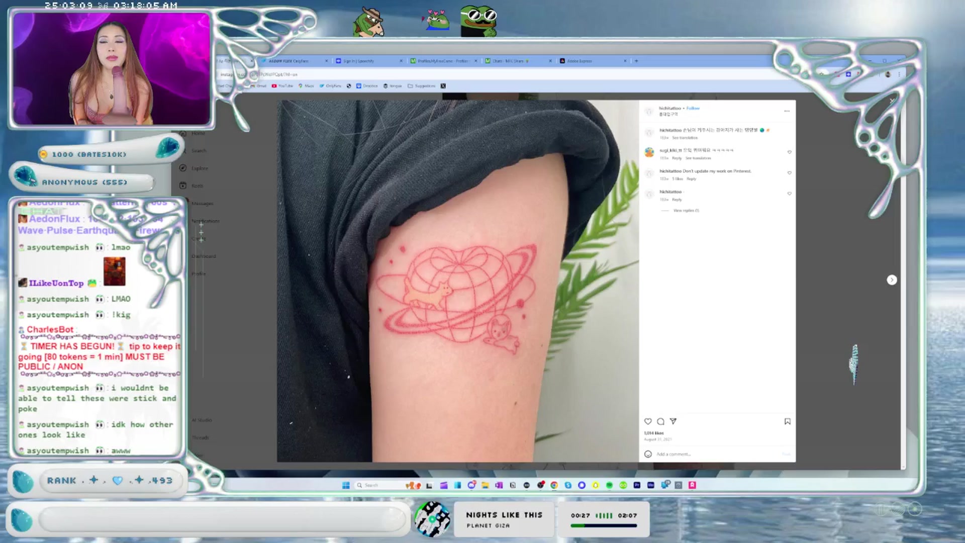 Gallery image thumbnail from AedonFlux's myfreecams stream on, 03/09/2025, 09:05 image 8 of 20