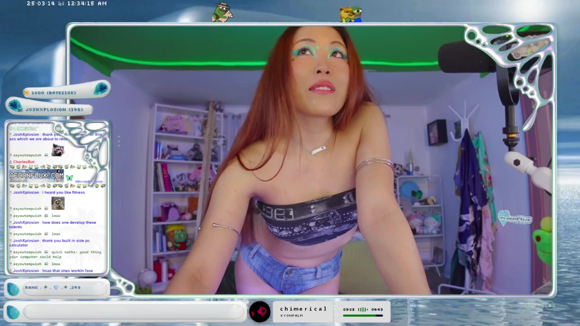 Gallery image thumbnail from AedonFlux's myfreecams stream on, 03/14/2025, 07:22 image 6 of 20