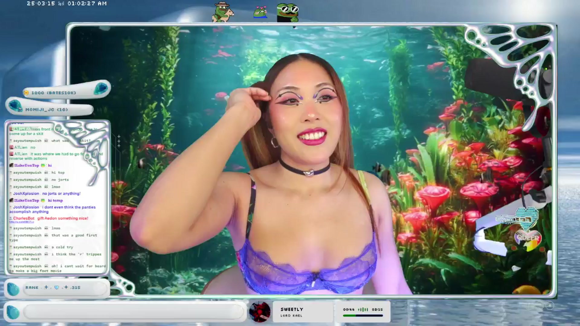 Gallery image thumbnail from AedonFlux's myfreecams stream on, 03/15/2025, 07:07 image 6 of 20