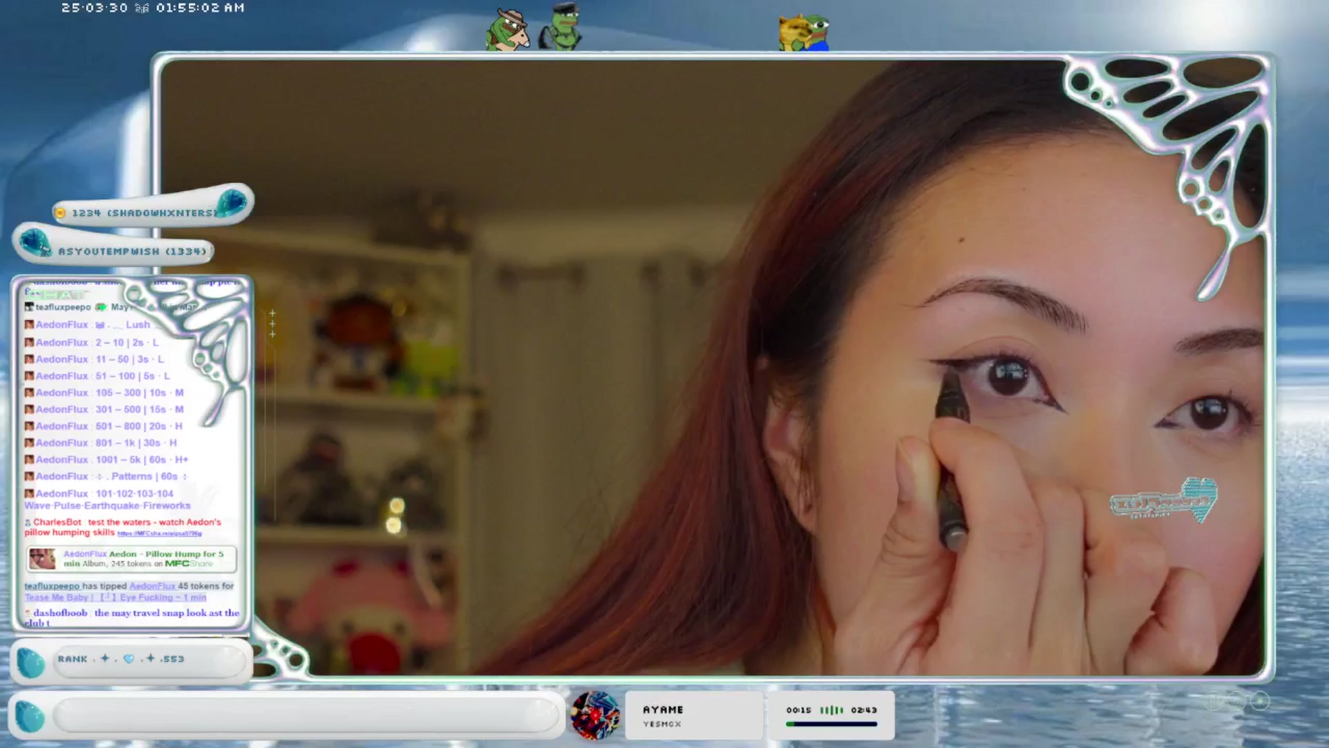 Gallery image thumbnail from AedonFlux's myfreecams stream on, 03/30/2025, 07:25 image 7 of 20