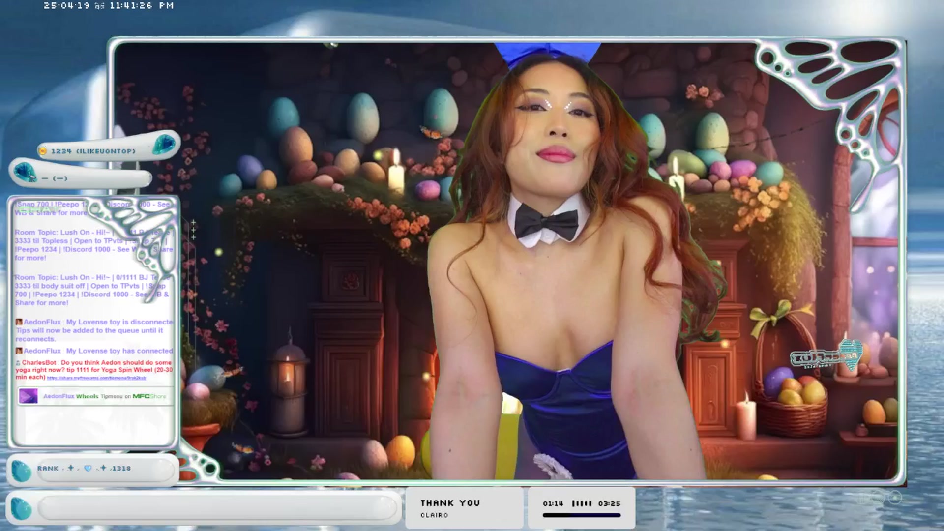 Gallery image thumbnail from AedonFlux's myfreecams stream on, 04/20/2025, 06:01 image 1 of 20