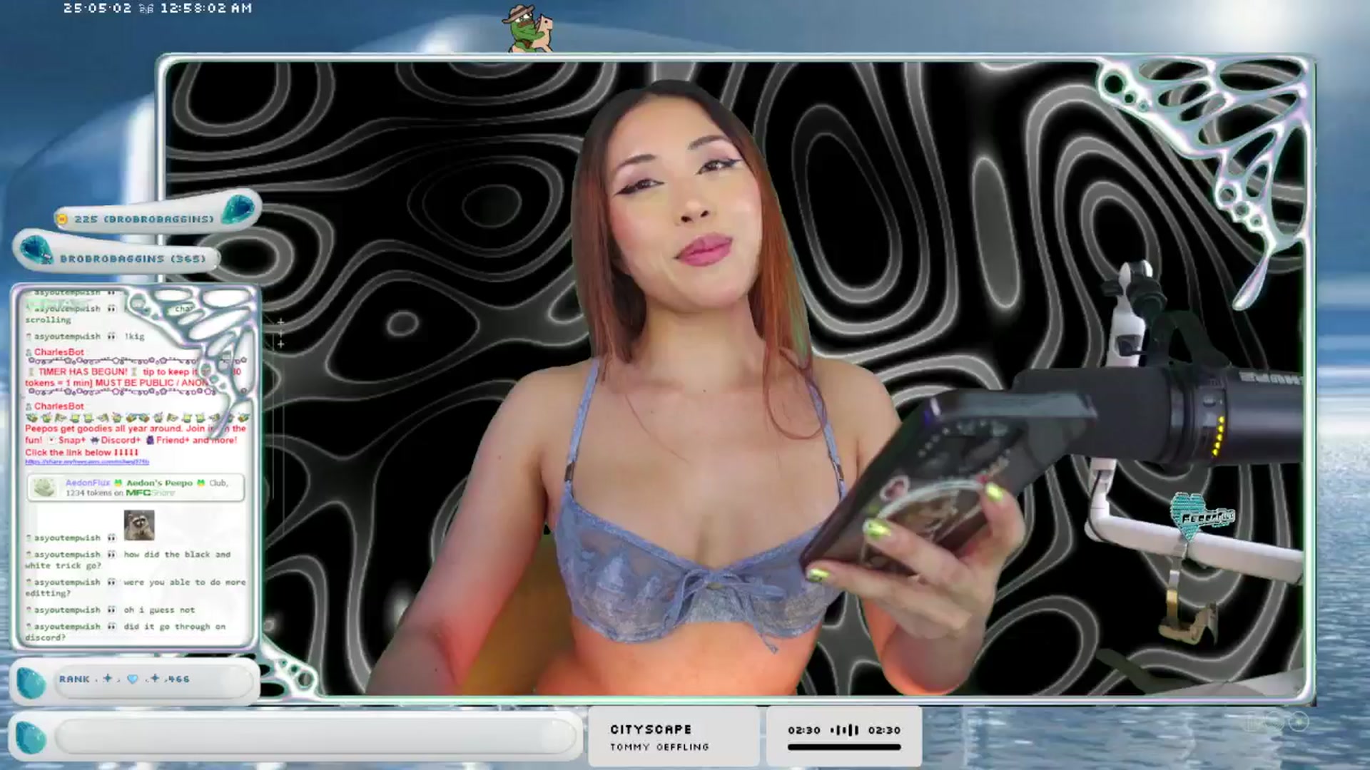 Gallery image thumbnail from AedonFlux's myfreecams stream on, 05/02/2025, 06:55 image 6 of 20
