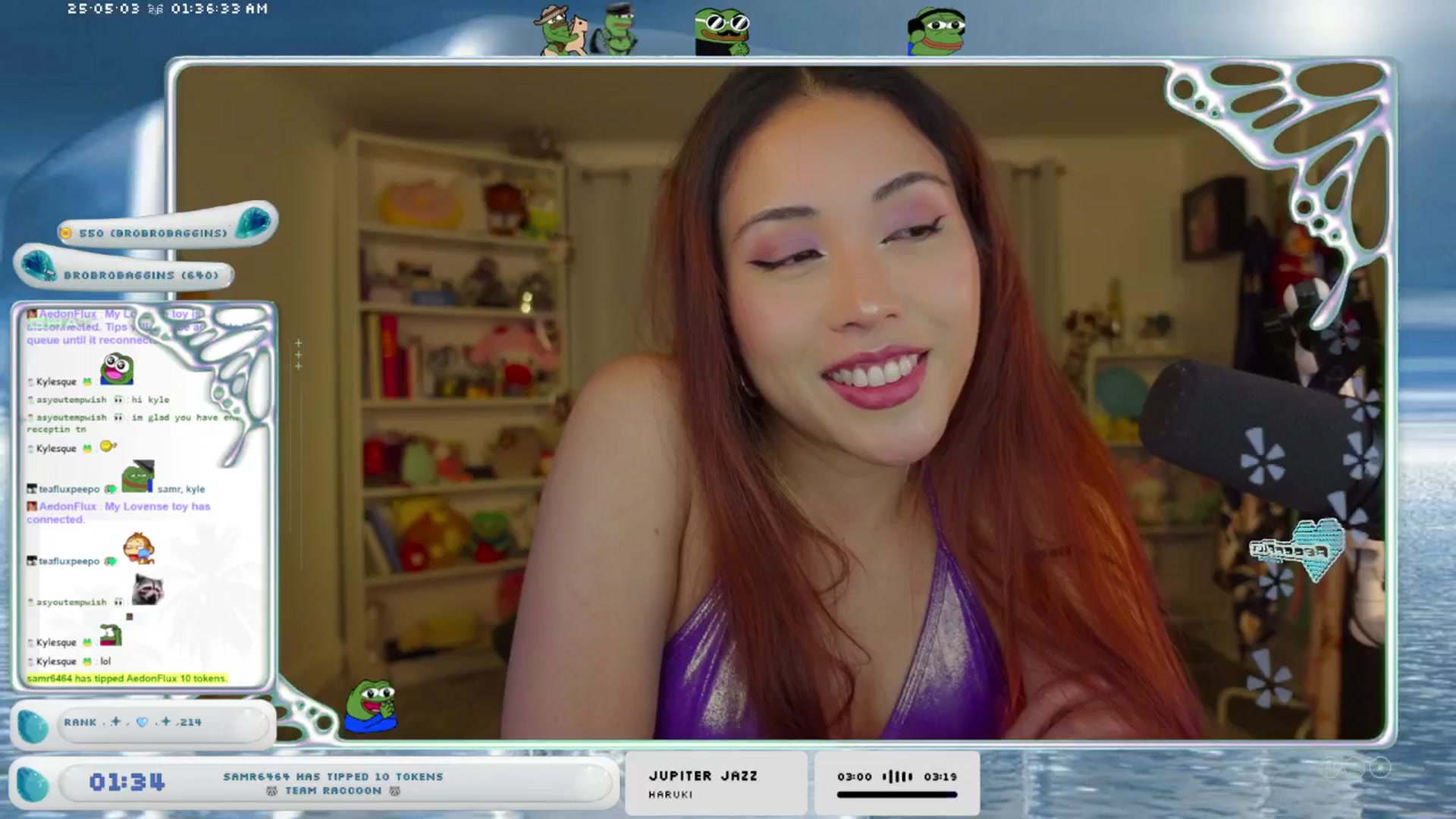 Gallery image thumbnail from AedonFlux's myfreecams stream on, 05/03/2025, 07:09 image 5 of 20