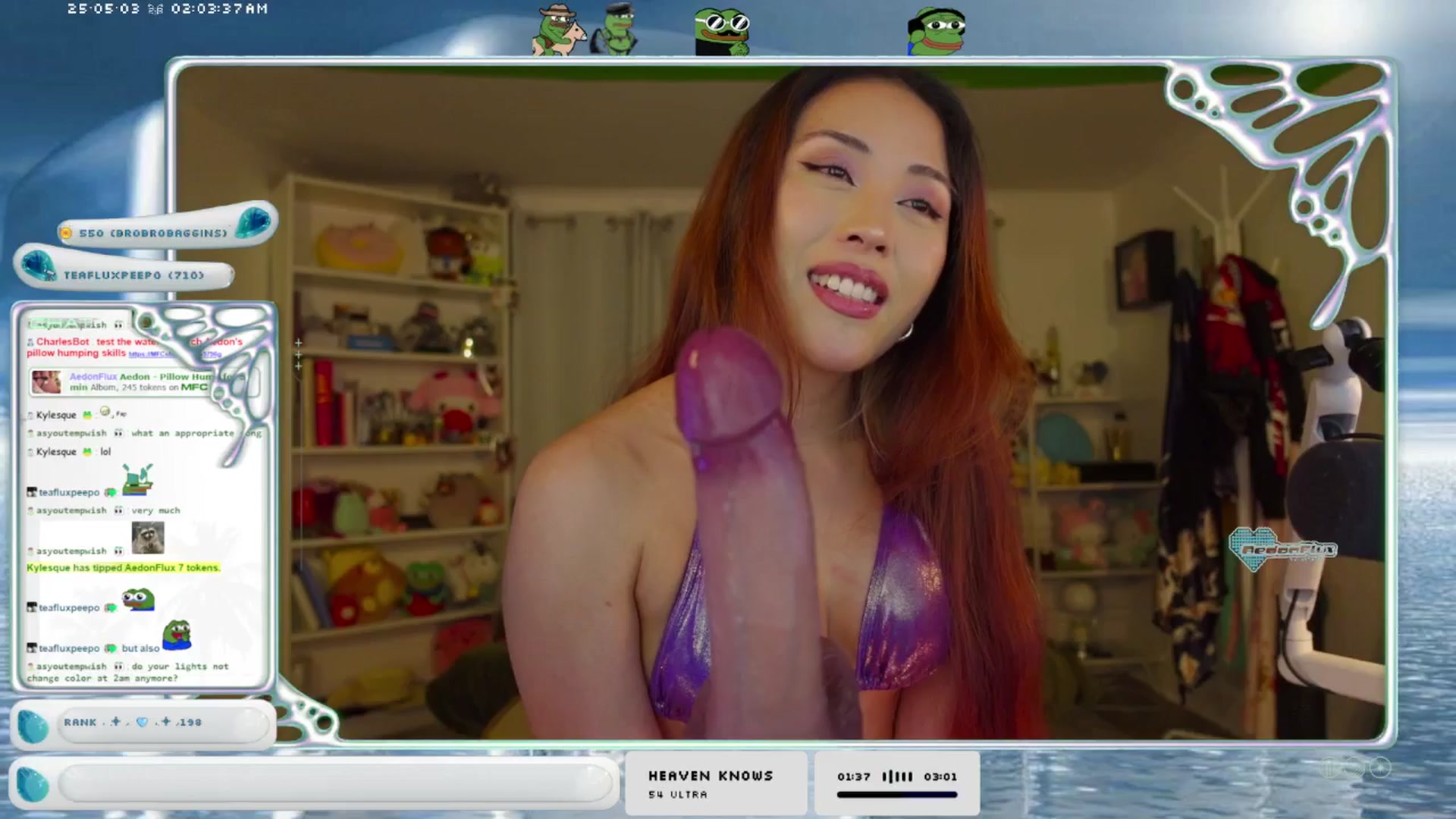 Gallery image thumbnail from AedonFlux's myfreecams stream on, 05/03/2025, 07:09 image 19 of 20