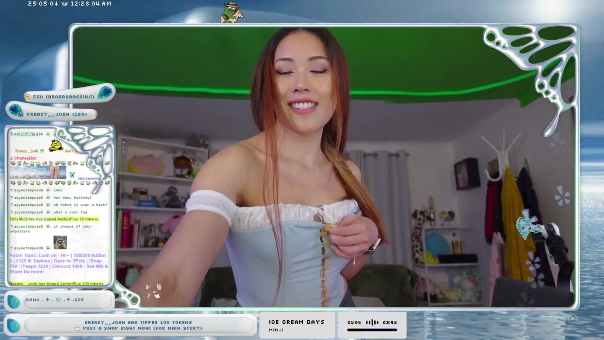 Gallery image thumbnail from AedonFlux's myfreecams stream on, 05/04/2025, 07:20 image 3 of 20