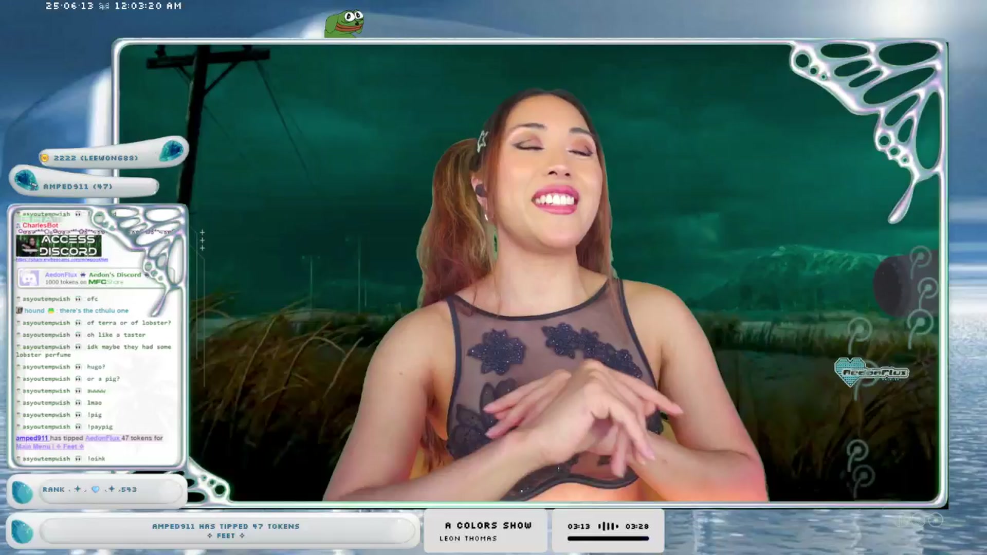 Gallery image thumbnail from AedonFlux's myfreecams stream on, 06/13/2025, 05:47 image 3 of 20