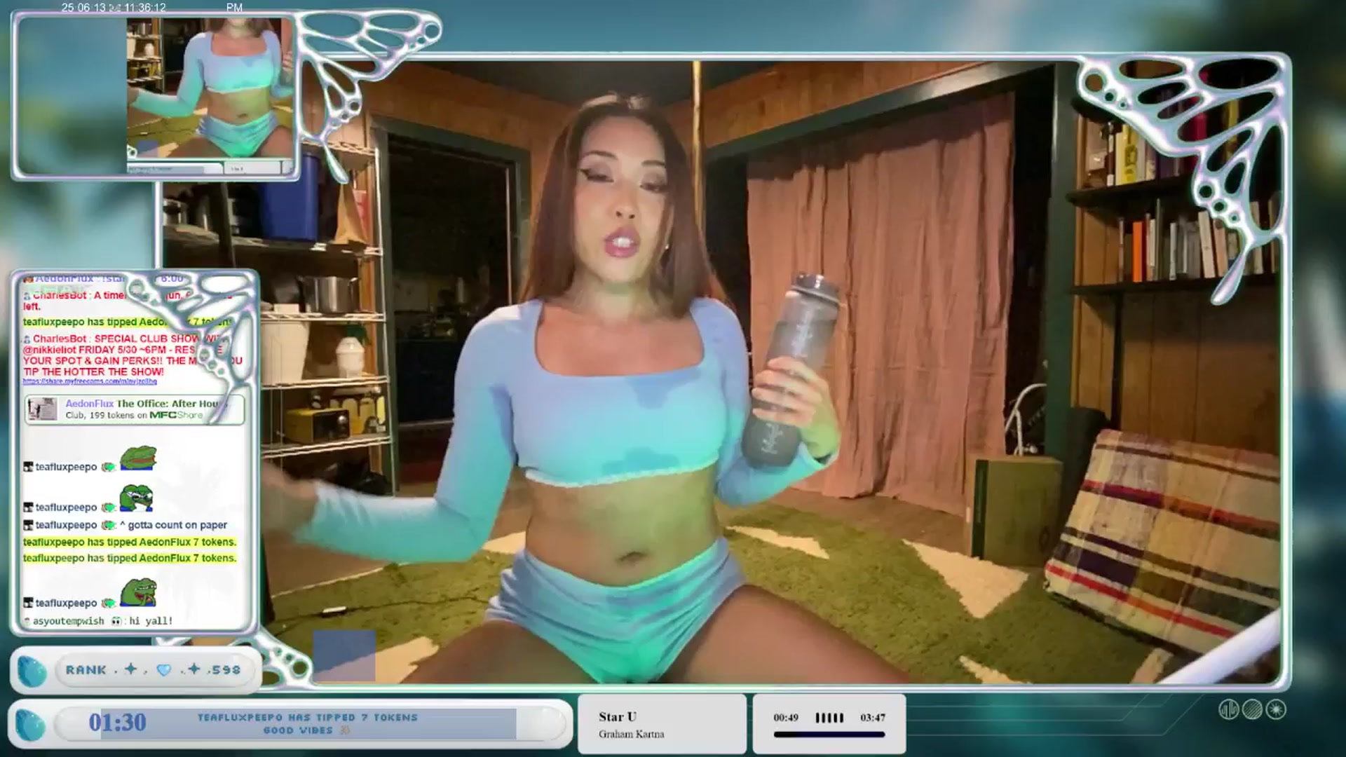 Gallery image thumbnail from AedonFlux's myfreecams stream on, 06/14/2025, 07:25 image 10 of 20