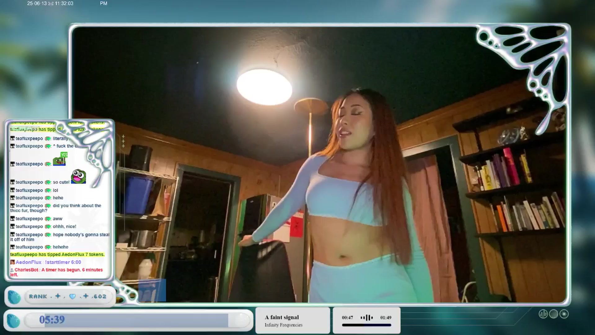 Gallery image thumbnail from AedonFlux's myfreecams stream on, 06/14/2025, 07:25 image 9 of 20