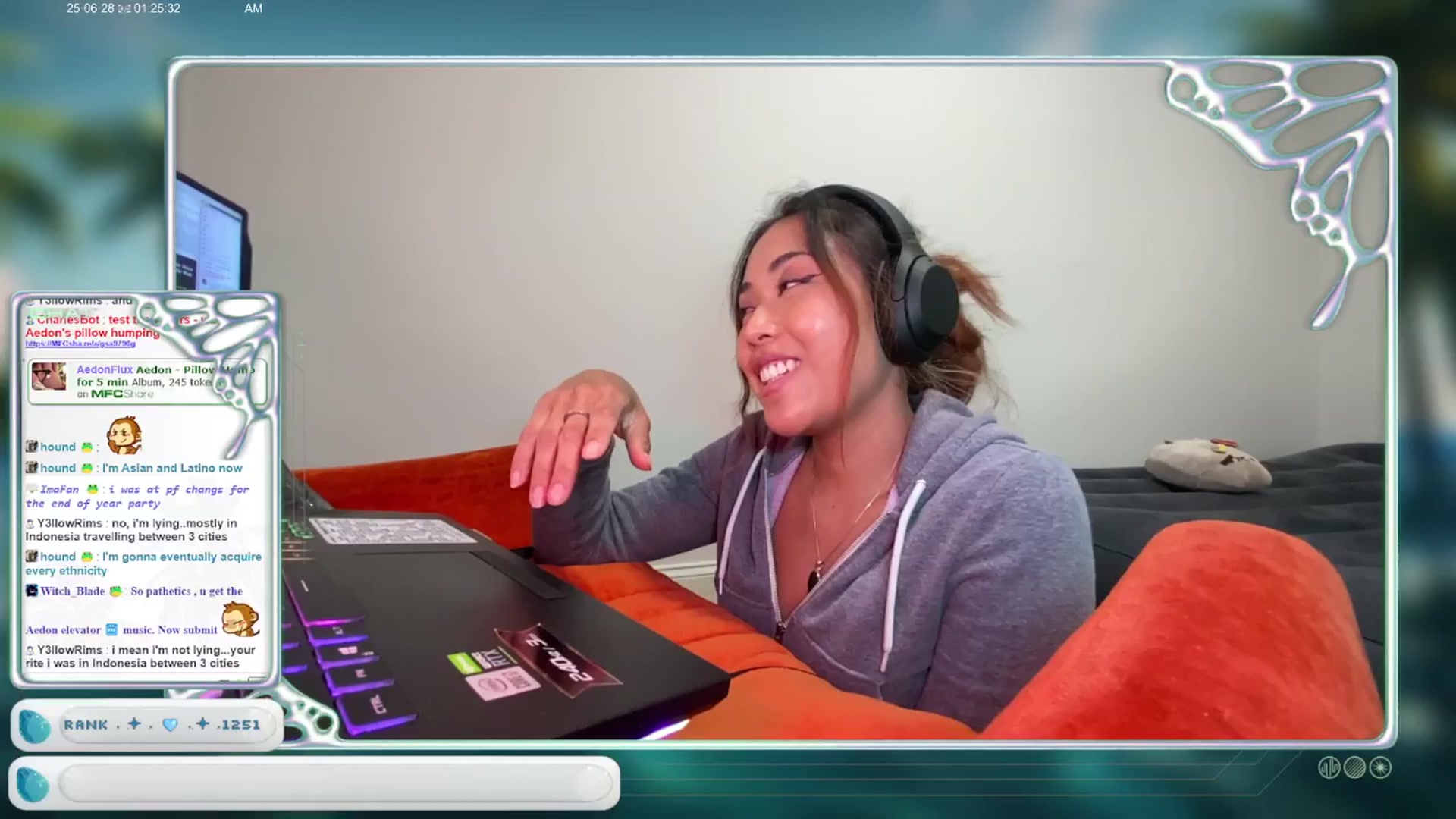 Gallery image thumbnail from AedonFlux's myfreecams stream on, 06/28/2025, 06:33 image 18 of 20