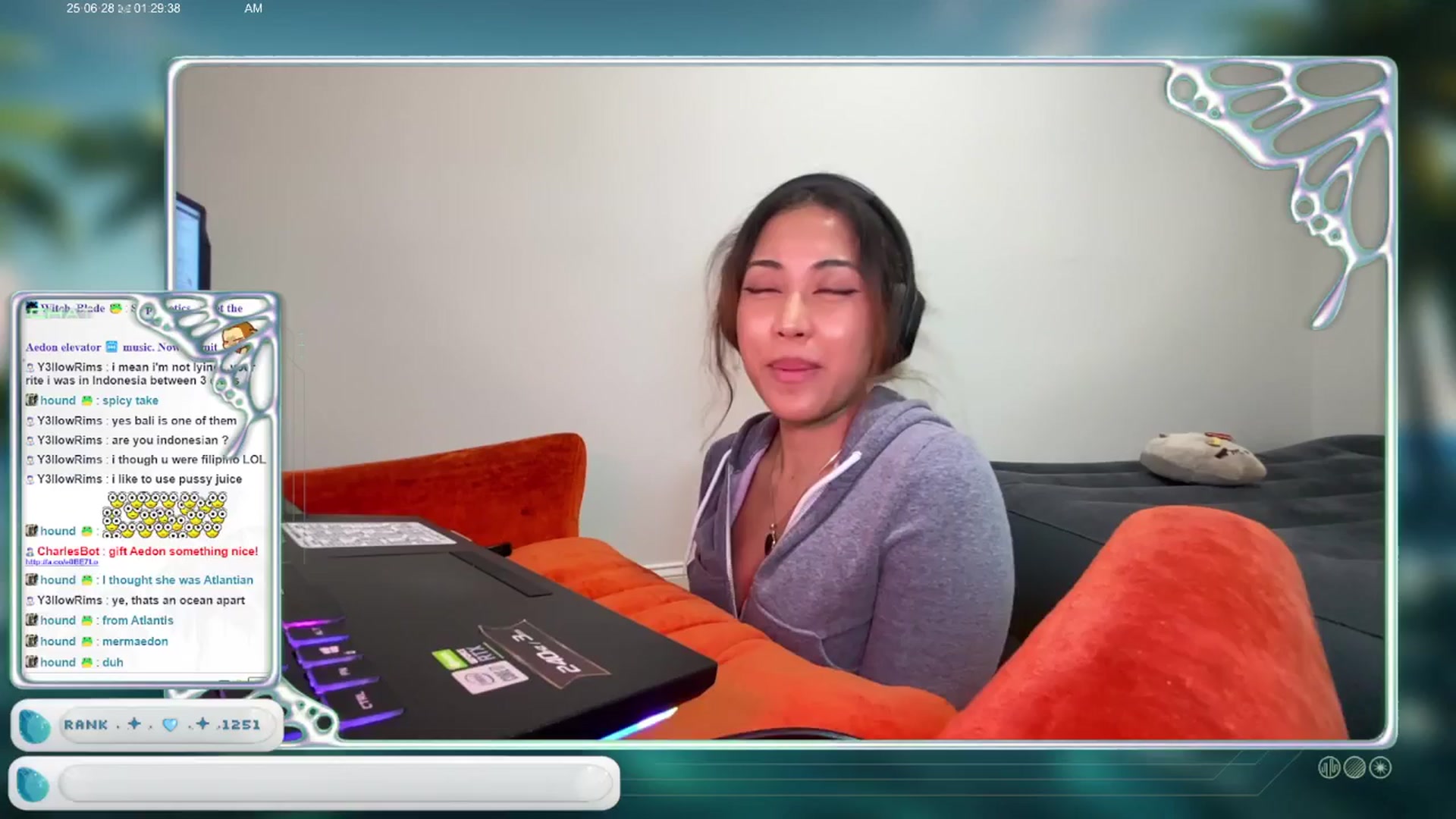 Gallery image thumbnail from AedonFlux's myfreecams stream on, 06/28/2025, 06:33 image 20 of 20
