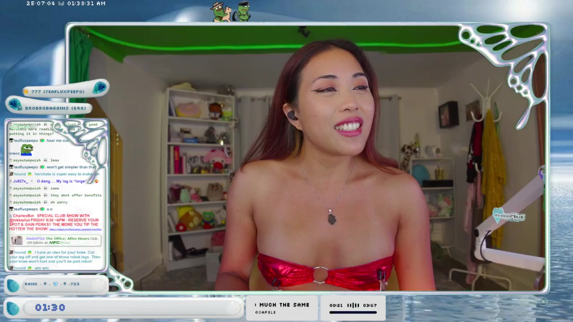 Gallery image thumbnail from AedonFlux's myfreecams stream on, 07/04/2025, 07:08 image 7 of 20