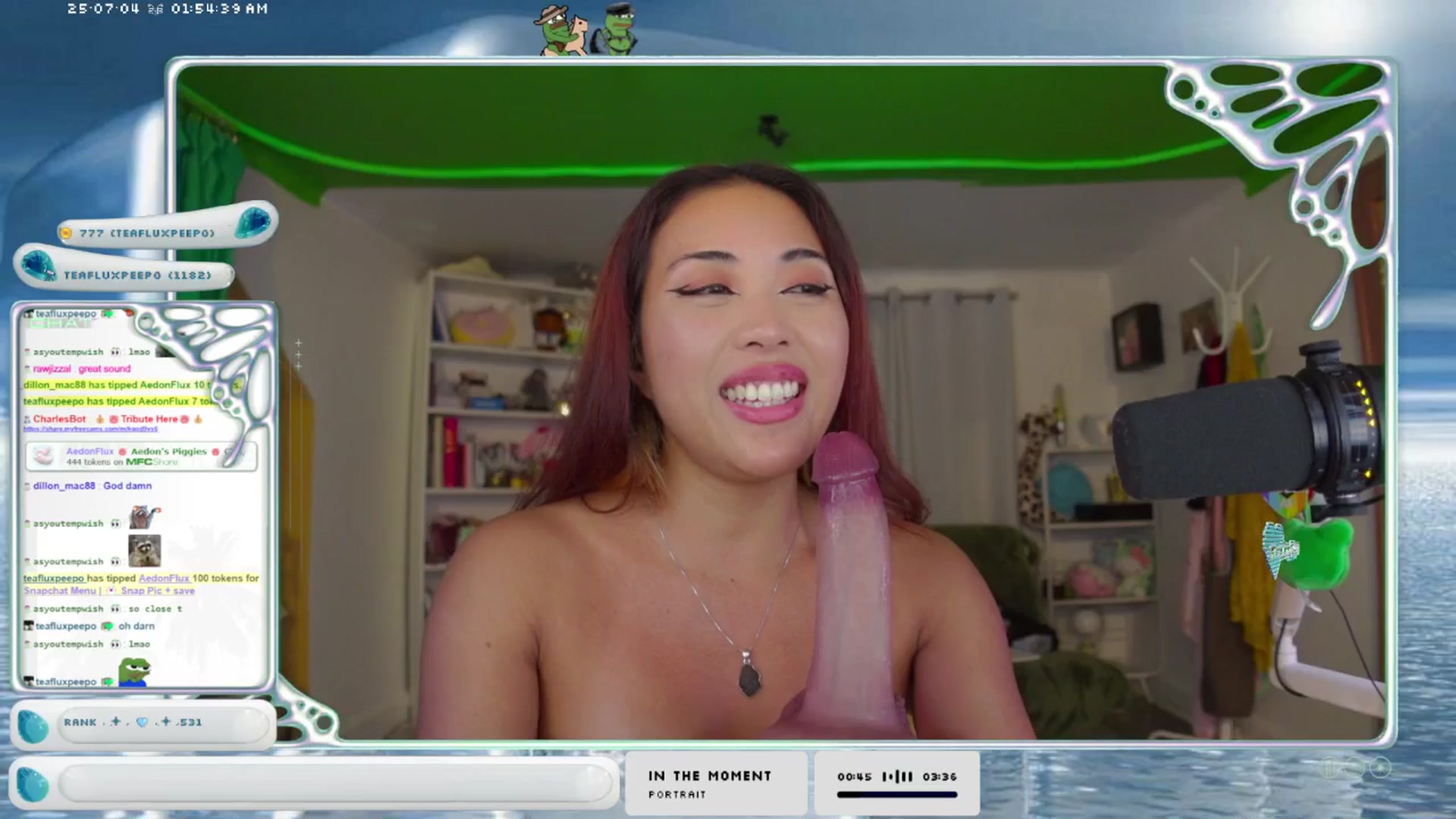 Gallery image thumbnail from AedonFlux's myfreecams stream on, 07/04/2025, 07:08 image 15 of 20