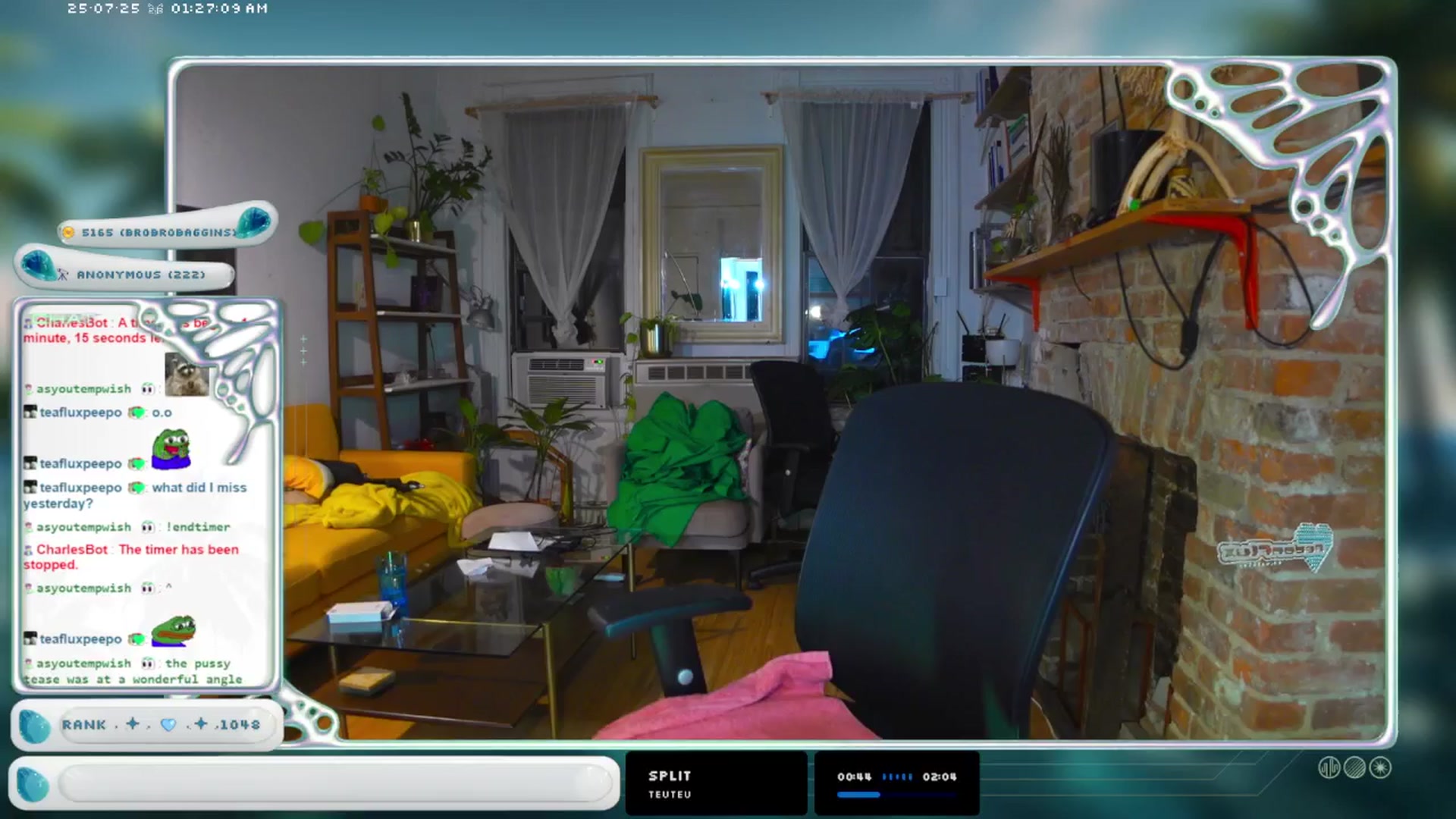 Gallery image thumbnail from AedonFlux's myfreecams stream on, 07/25/2025, 07:19 image 3 of 20