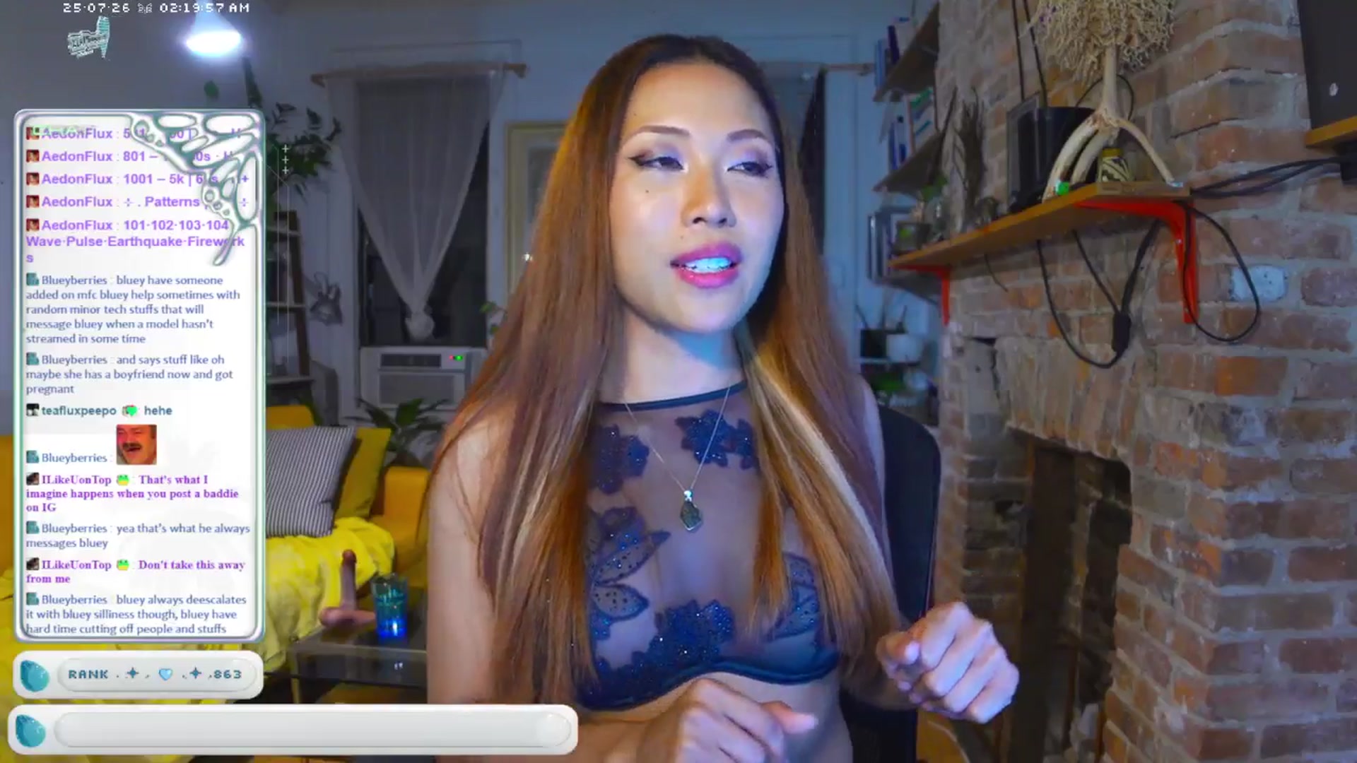 Gallery image thumbnail from AedonFlux's myfreecams stream on, 07/26/2025, 07:02 image 12 of 20