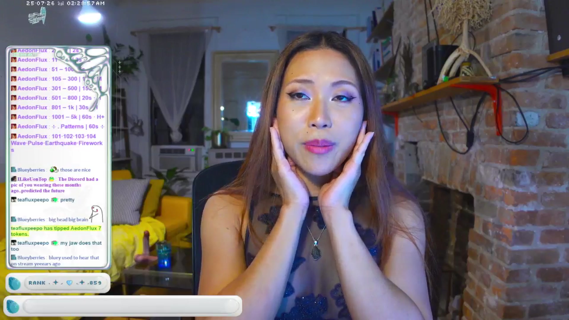 Gallery image thumbnail from AedonFlux's myfreecams stream on, 07/26/2025, 07:02 image 14 of 20