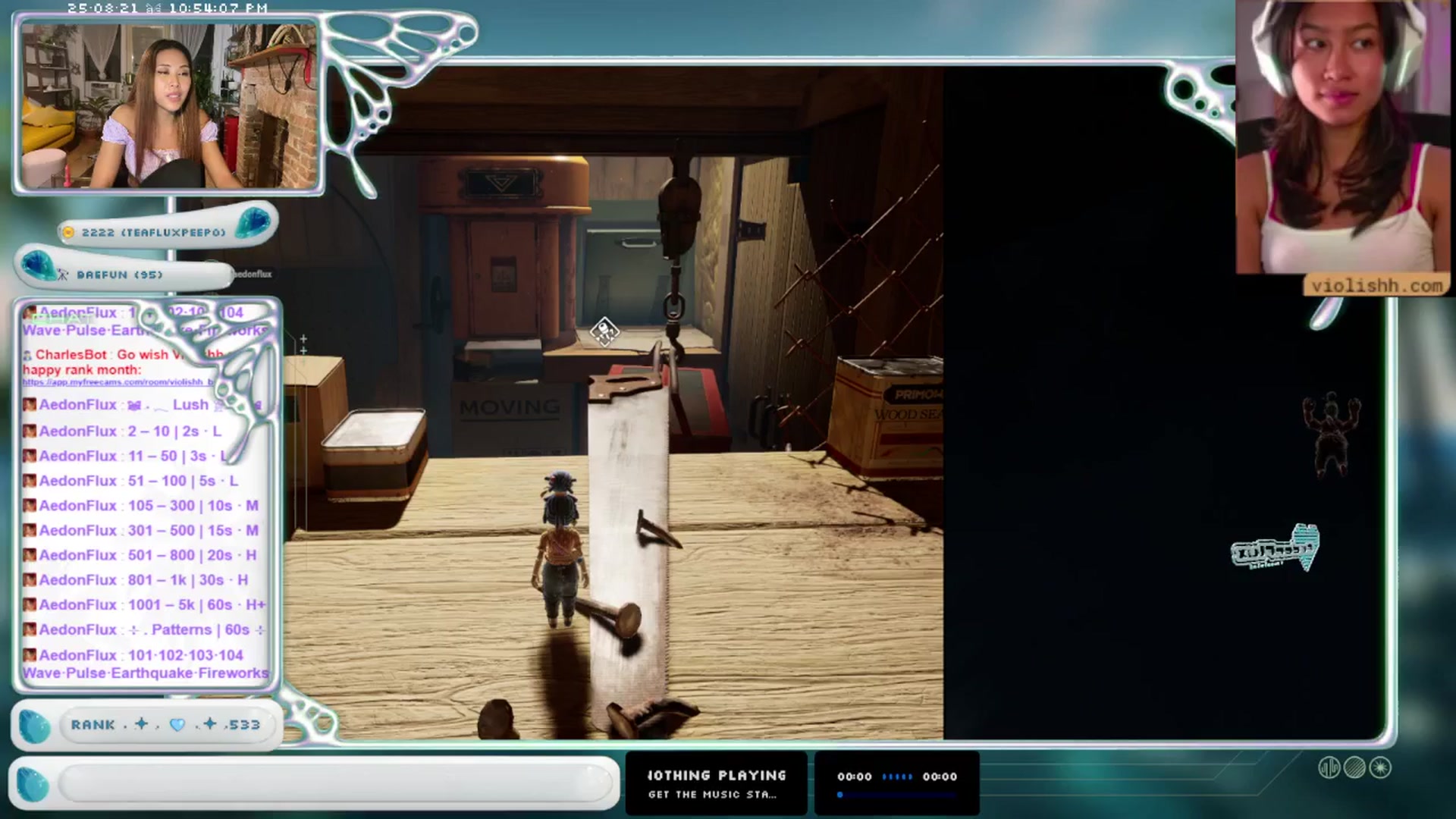 Gallery image thumbnail from AedonFlux's myfreecams stream on, 08/22/2025, 03:20 image 9 of 20