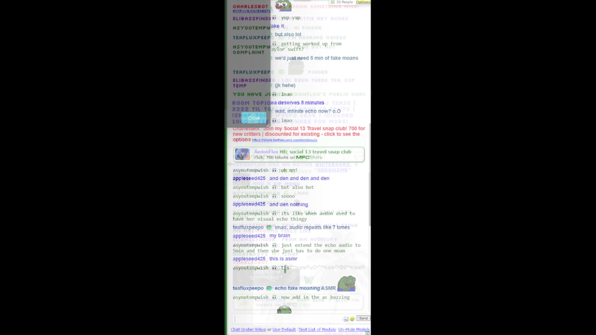 Gallery image thumbnail from AedonFlux's myfreecams stream on, 10/05/2025, 09:57 image 8 of 20