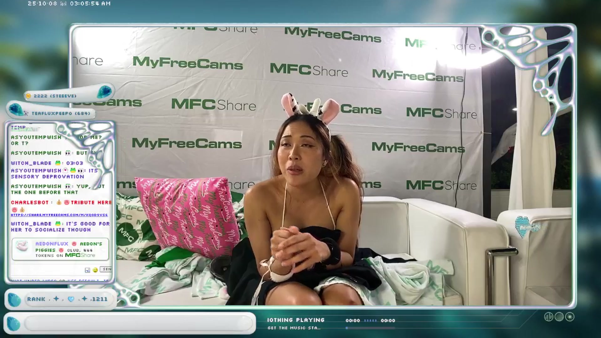 Gallery image thumbnail from AedonFlux's myfreecams stream on, 10/08/2025, 07:44 image 18 of 20