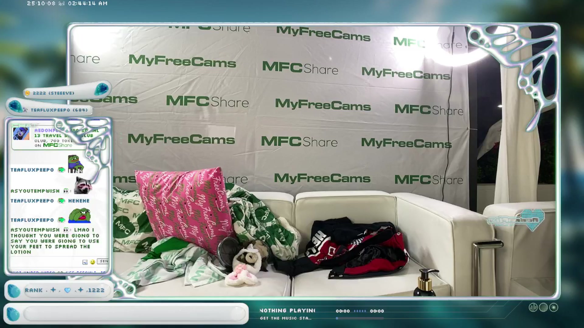 Gallery image thumbnail from AedonFlux's myfreecams stream on, 10/08/2025, 07:44 image 16 of 20