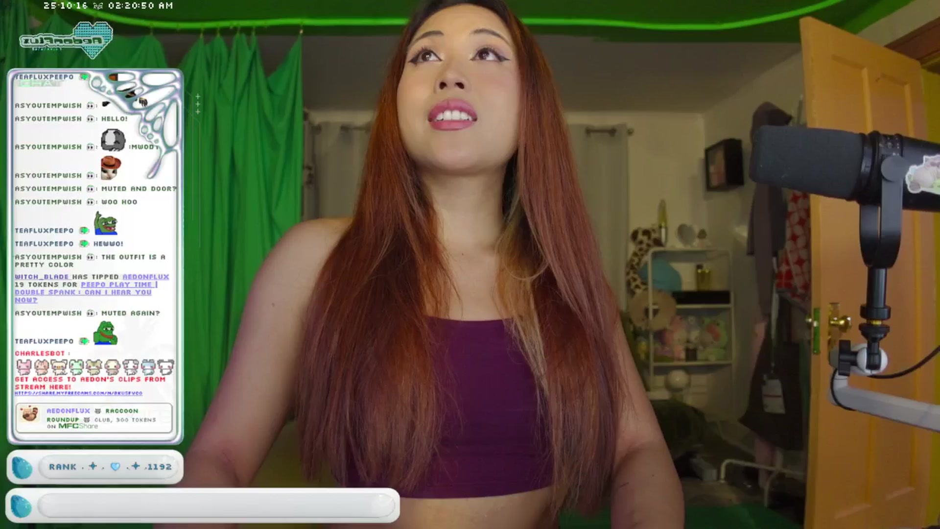 Gallery image thumbnail from AedonFlux's myfreecams stream on, 10/16/2025, 08:16 image 1 of 20