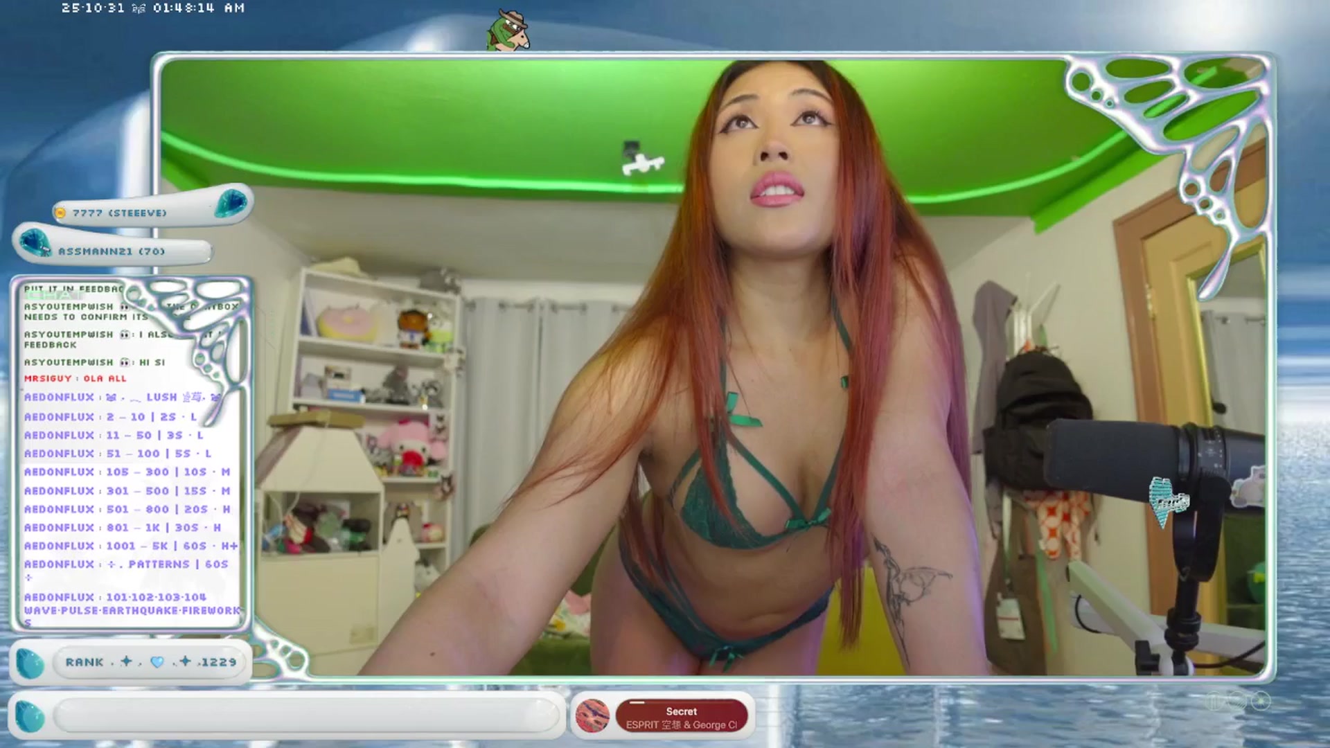 Gallery image thumbnail from AedonFlux's myfreecams stream on, 10/31/2025, 07:19 image 5 of 20