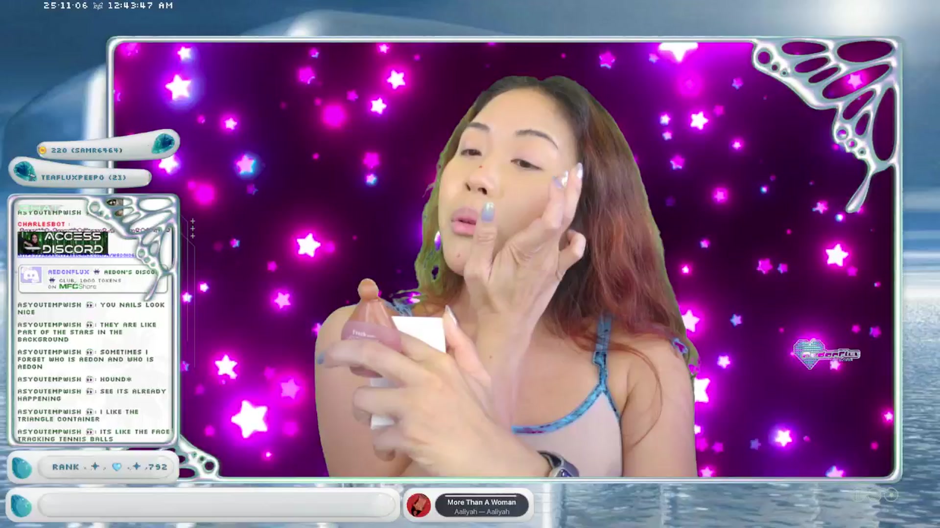 Gallery image thumbnail from AedonFlux's myfreecams stream on, 11/06/2025, 07:25 image 4 of 20