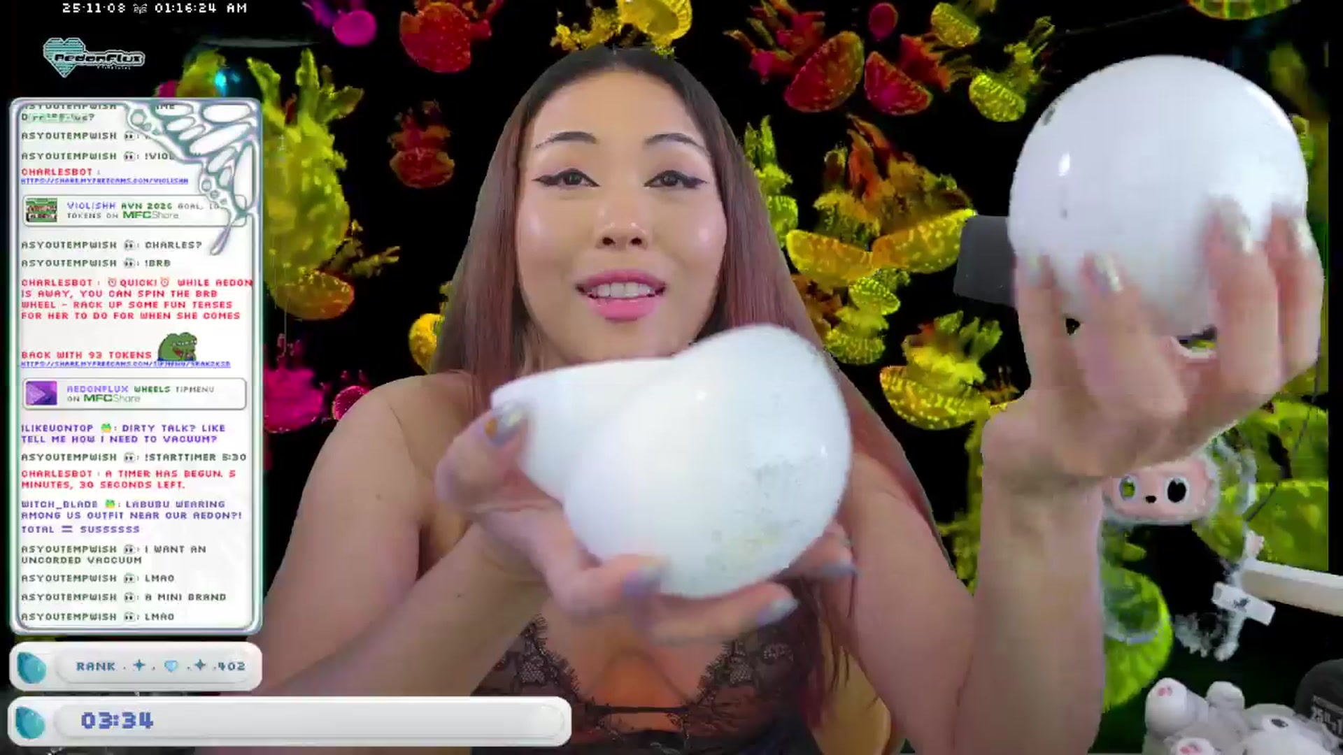 Gallery image thumbnail from AedonFlux's myfreecams stream on, 11/08/2025, 08:08 image 13 of 20