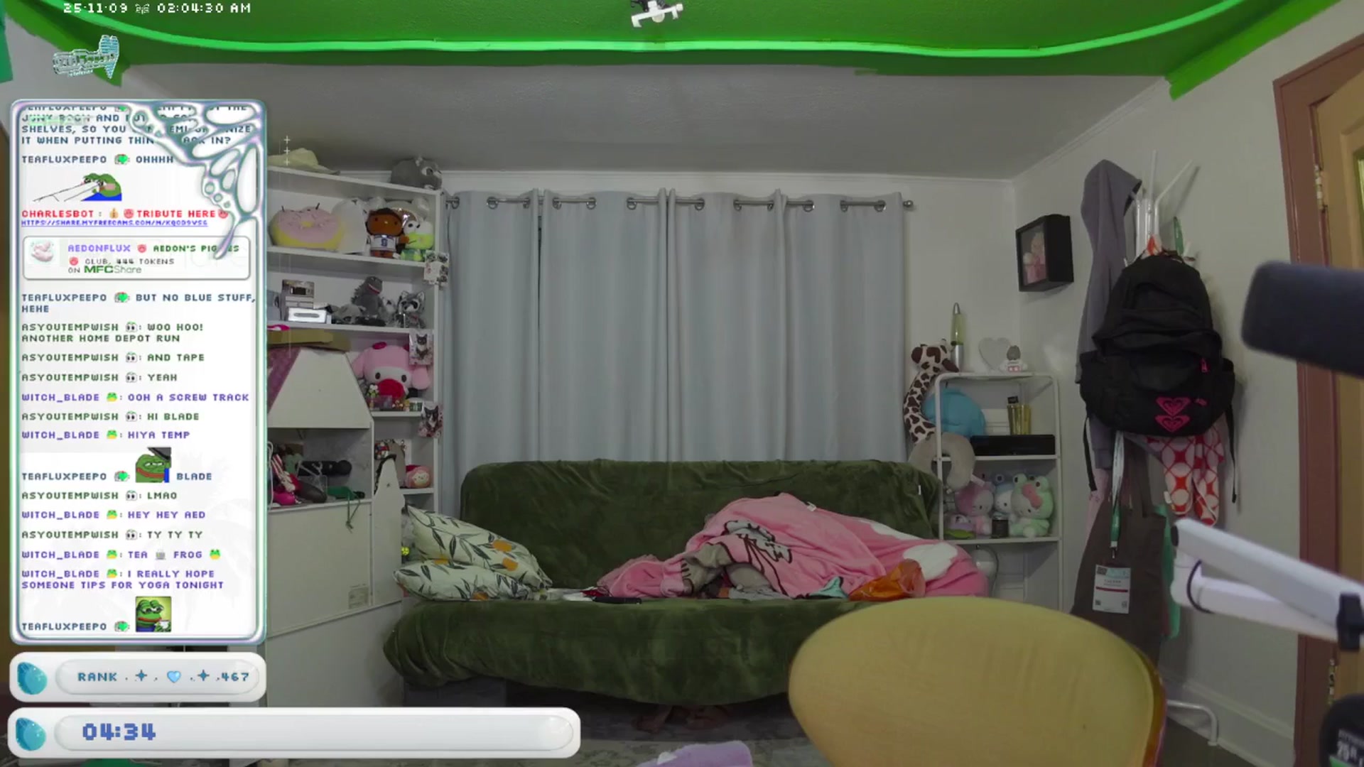 Gallery image thumbnail from AedonFlux's myfreecams stream on, 11/09/2025, 08:13 image 9 of 20