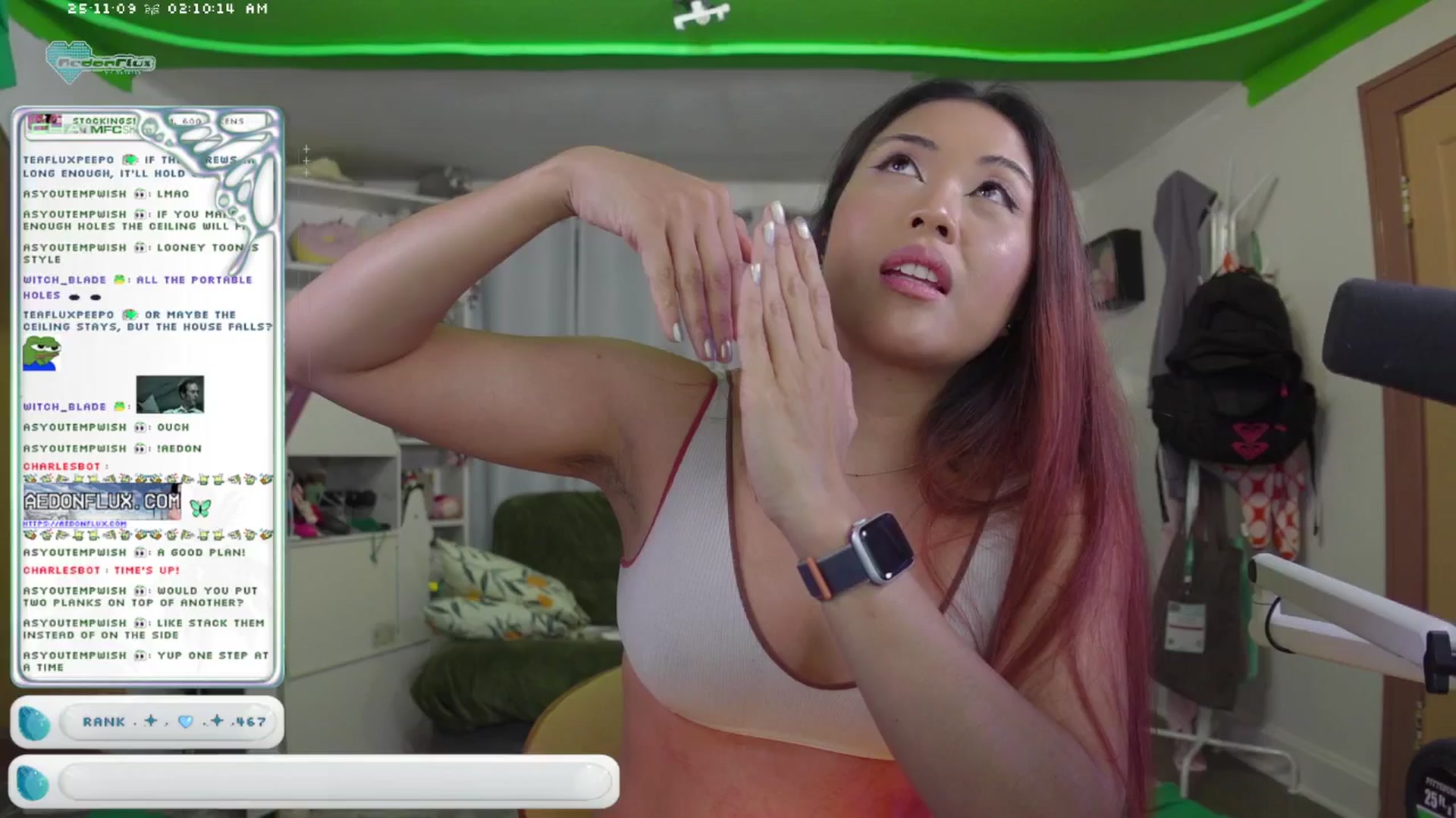 Gallery image thumbnail from AedonFlux's myfreecams stream on, 11/09/2025, 08:13 image 17 of 20