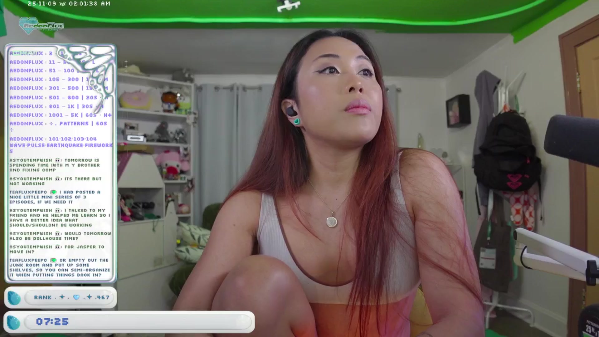 Gallery image thumbnail from AedonFlux's myfreecams stream on, 11/09/2025, 08:13 image 5 of 20