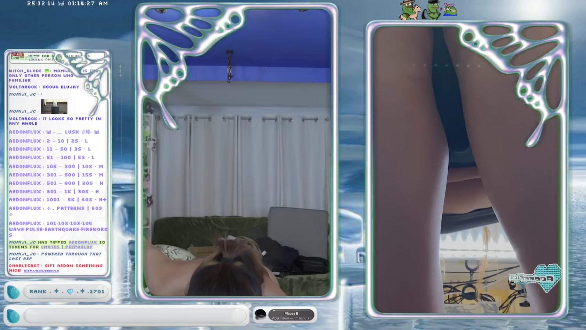 Gallery image thumbnail from AedonFlux's myfreecams stream on, 12/14/2025, 08:48 image 9 of 20