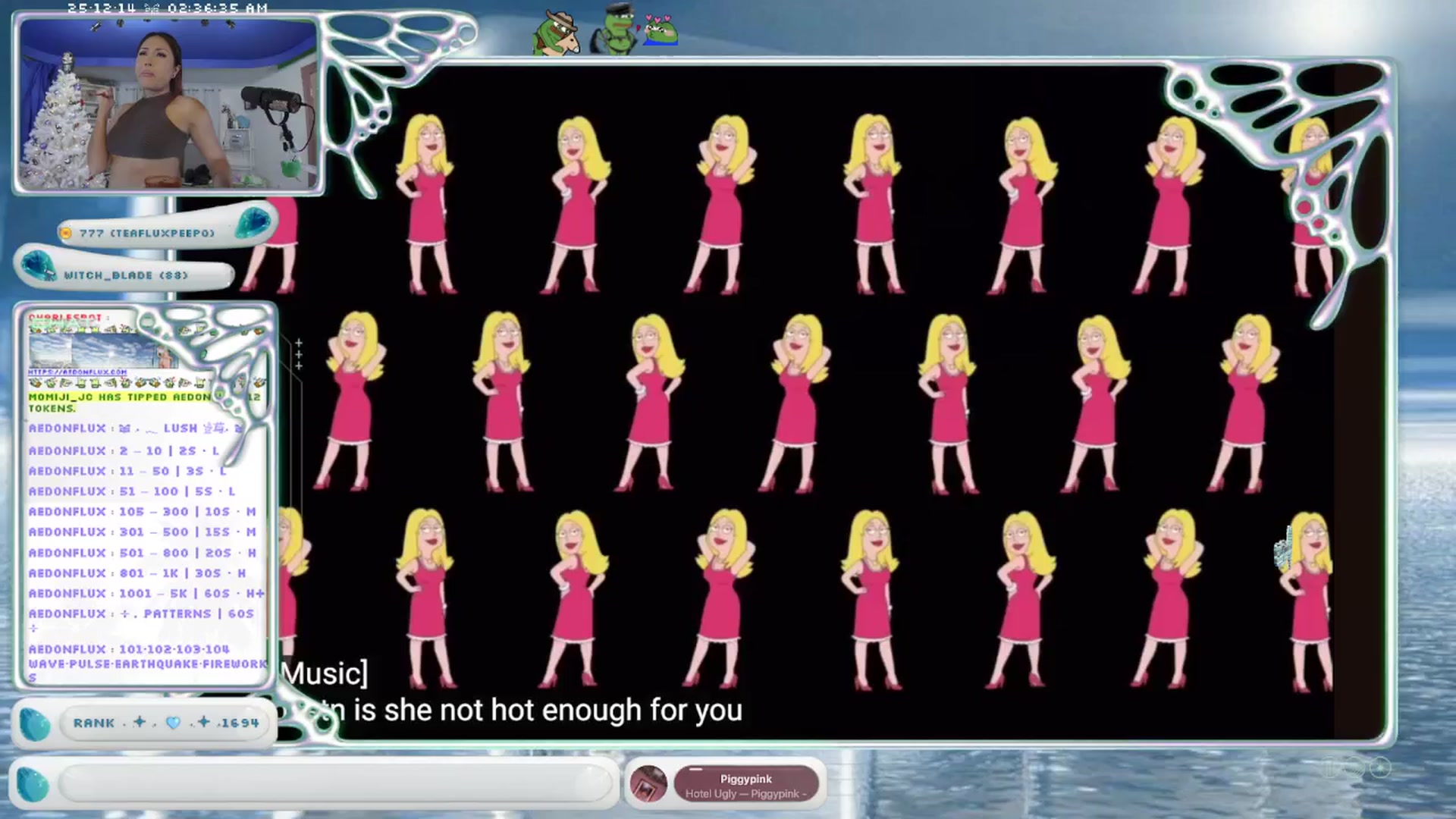 Gallery image thumbnail from AedonFlux's myfreecams stream on, 12/14/2025, 08:48 image 20 of 20