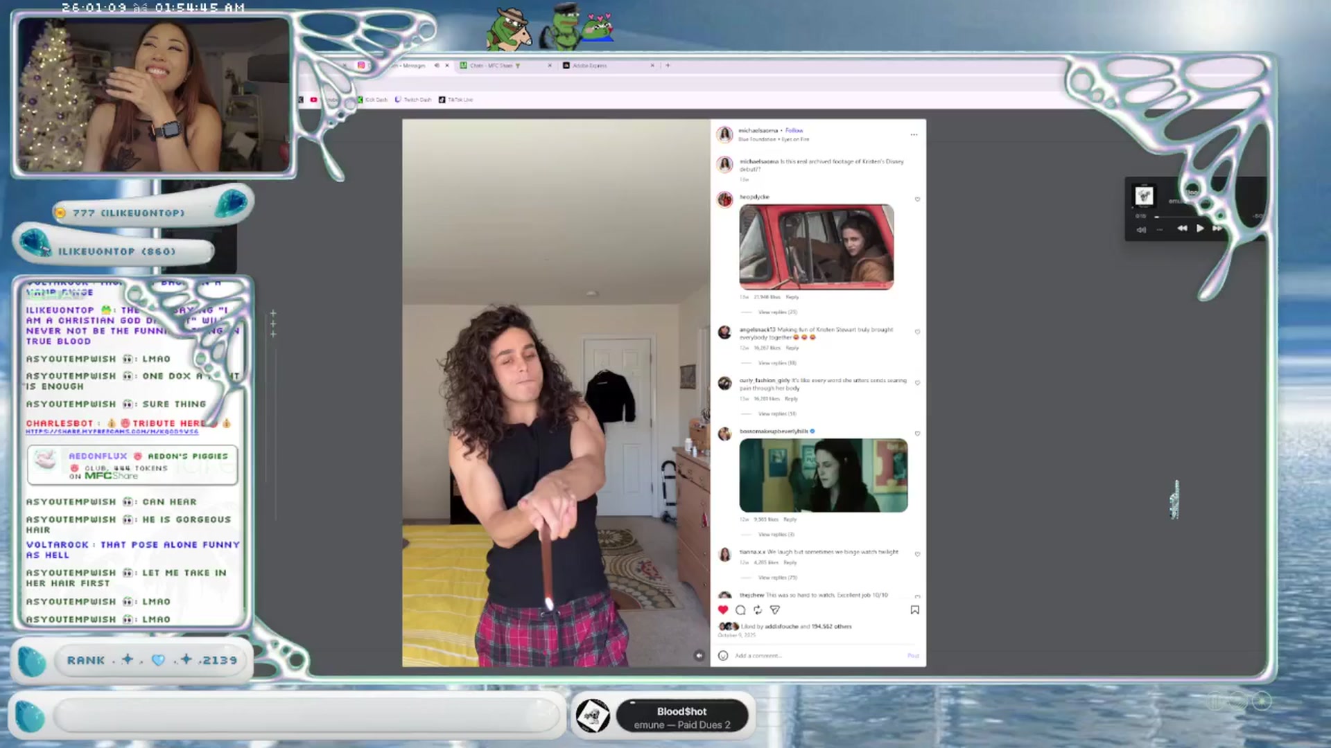 Gallery image thumbnail from AedonFlux's myfreecams stream on, 01/09/2026, 08:14 image 17 of 20
