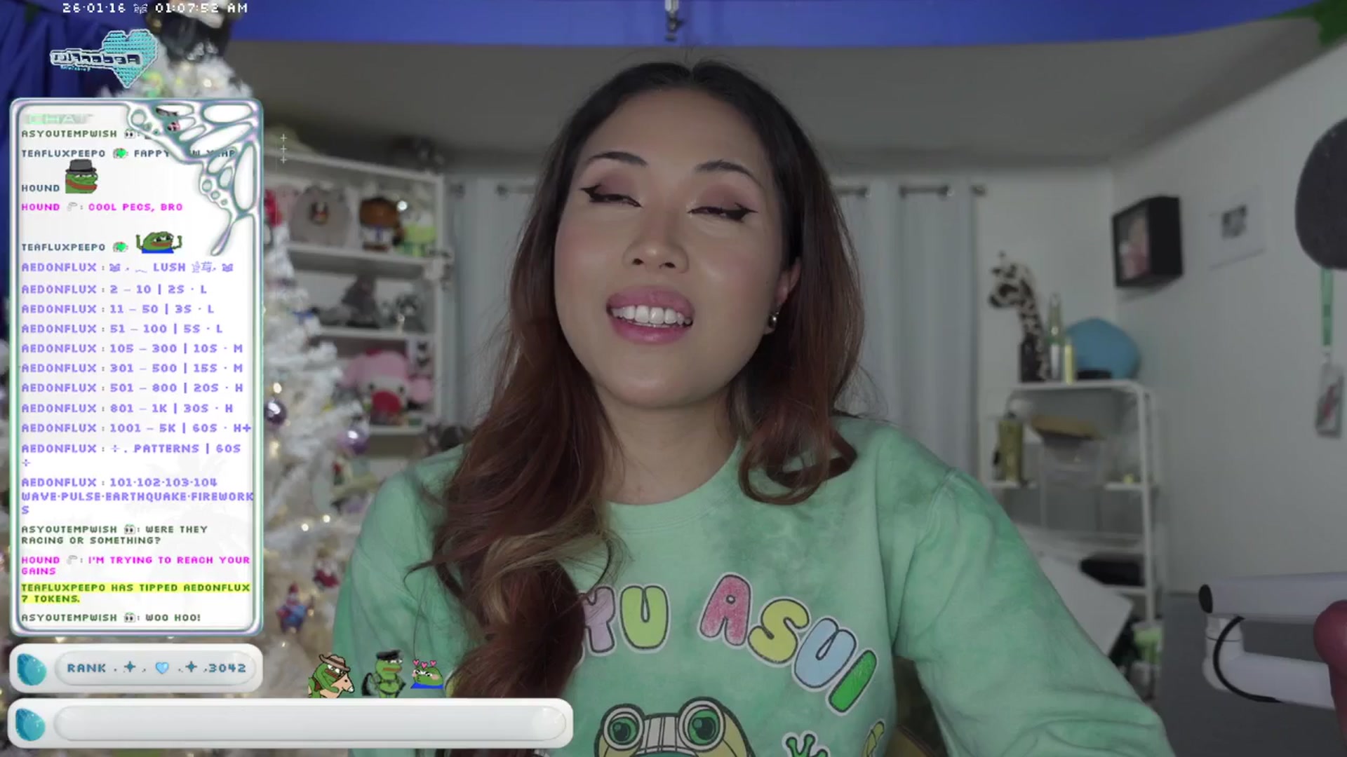 Gallery image thumbnail from AedonFlux's myfreecams stream on, 01/16/2026, 08:06 image 1 of 20
