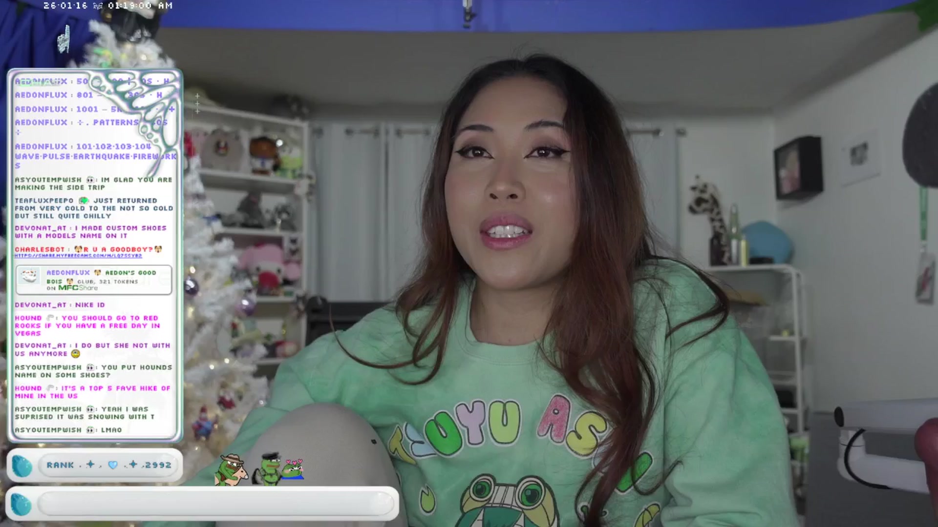 Gallery image thumbnail from AedonFlux's myfreecams stream on, 01/16/2026, 08:06 image 5 of 20