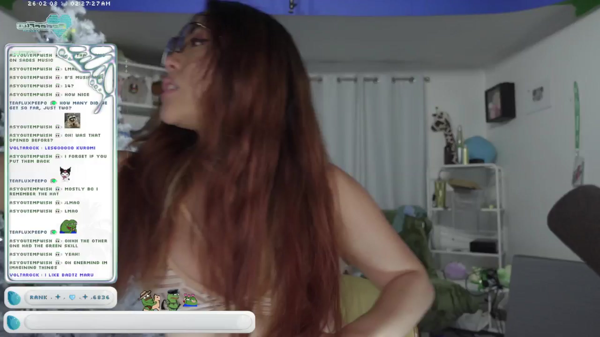 Gallery image thumbnail from AedonFlux's myfreecams stream on, 02/08/2026, 08:54 image 13 of 20